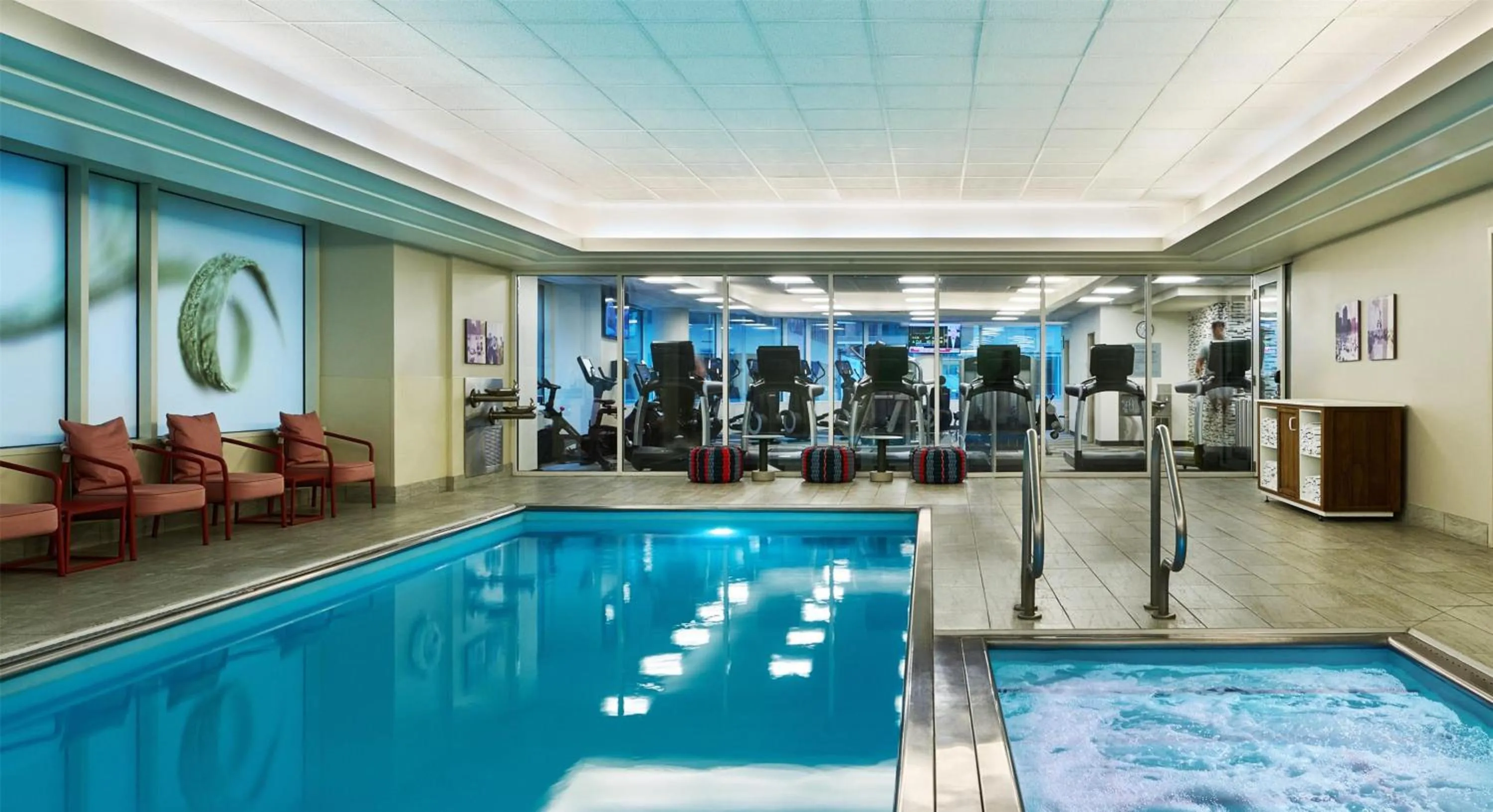 Swimming pool in Hyatt Centric Chicago Magnificent Mile