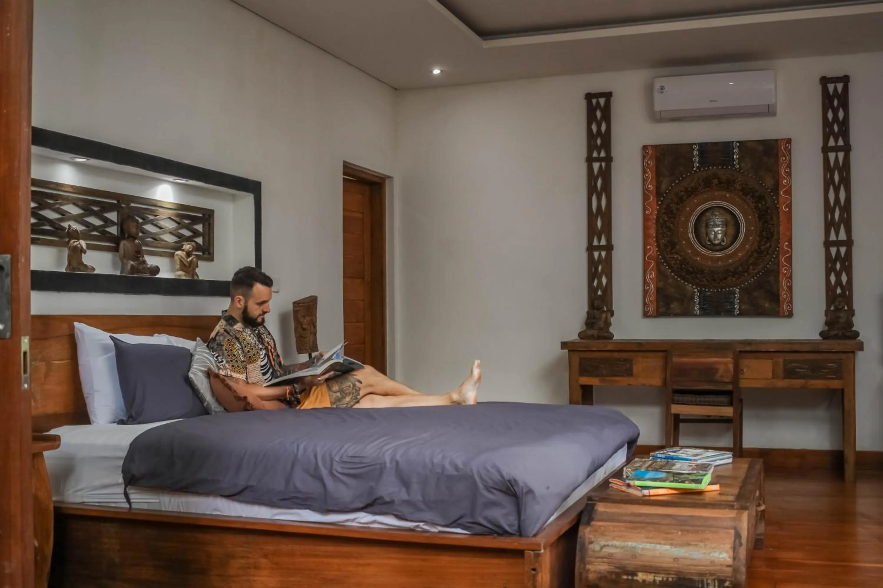 Bed in Masakali Retreat