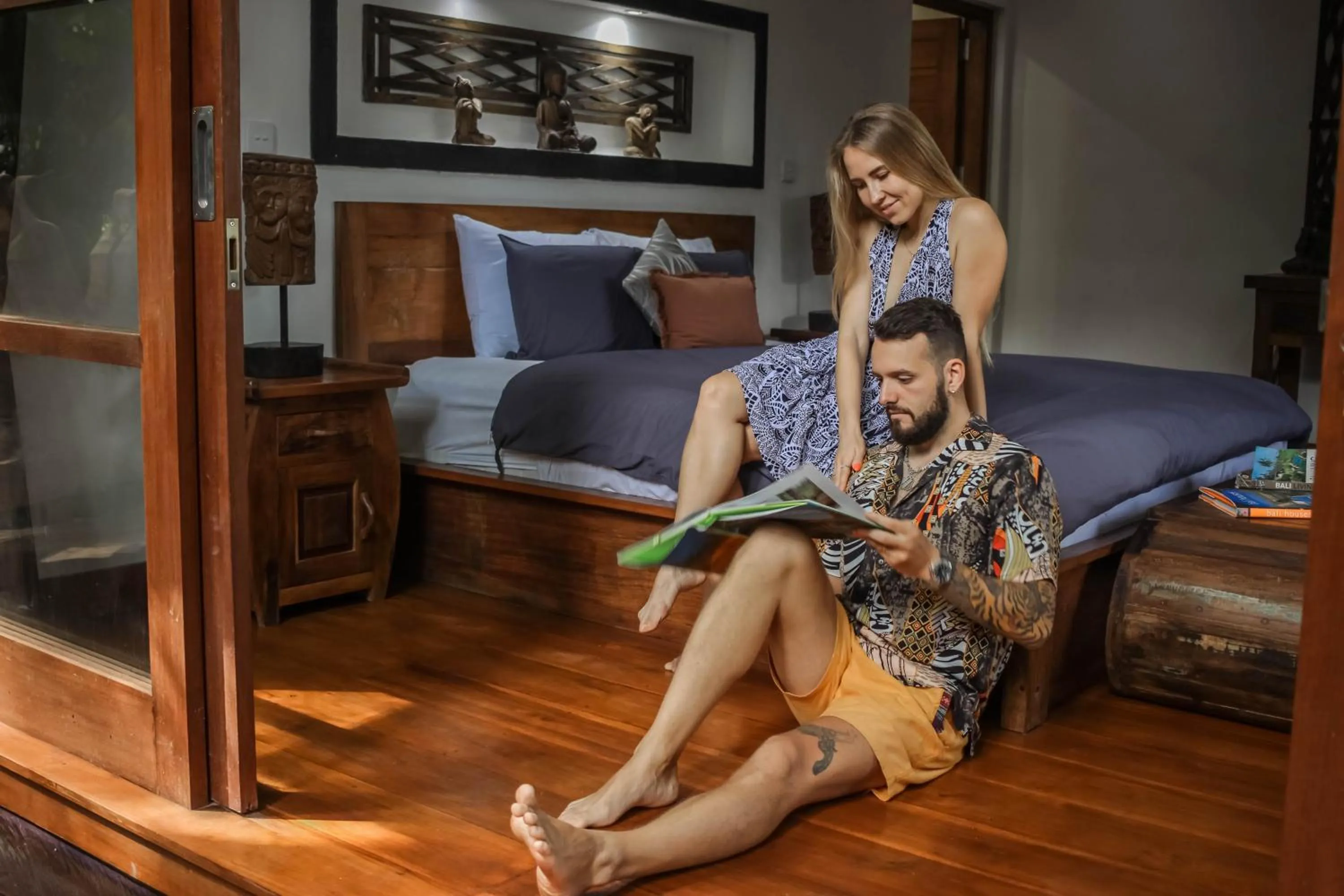 Bed in Masakali Retreat