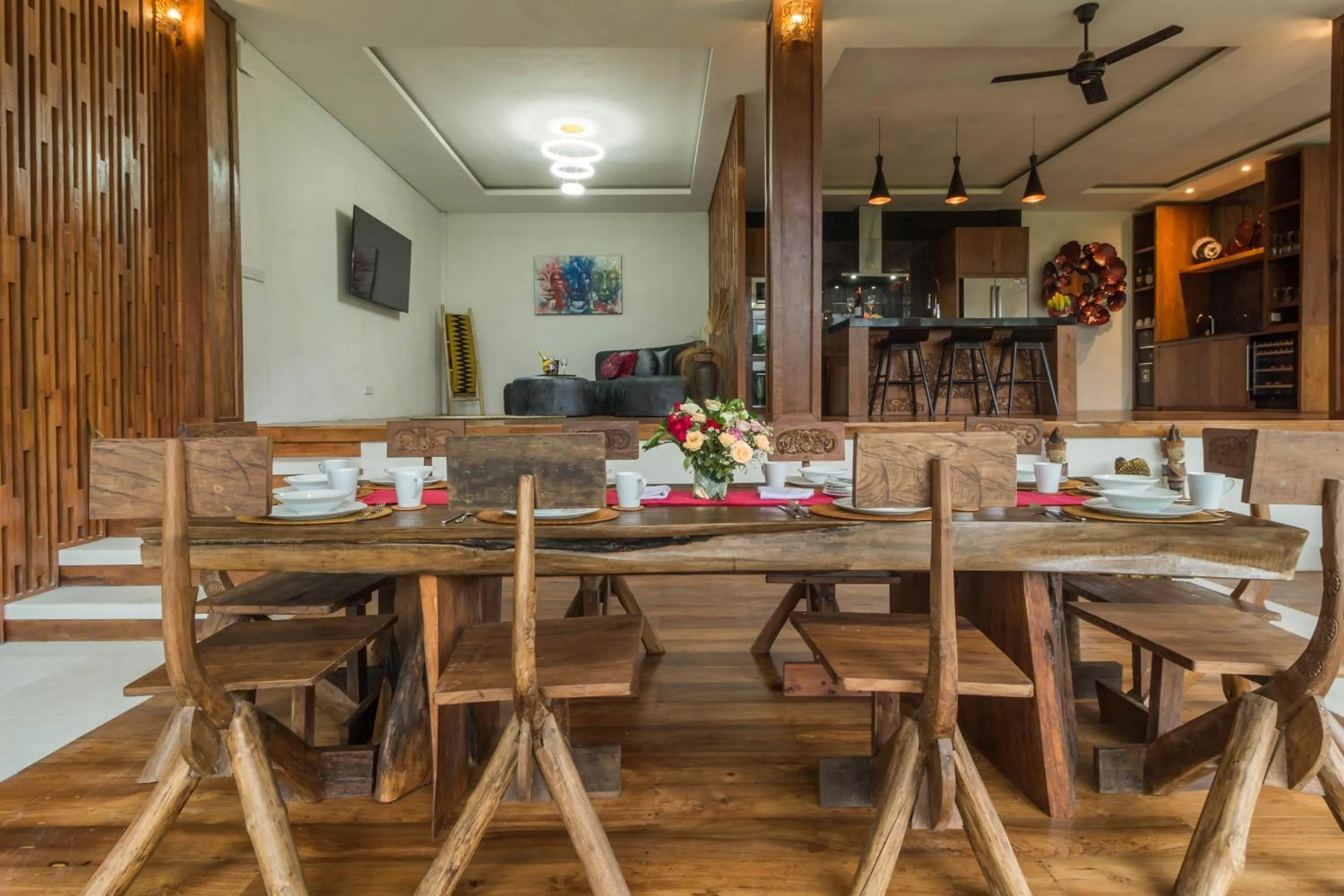 Kitchen or kitchenette in Masakali Retreat