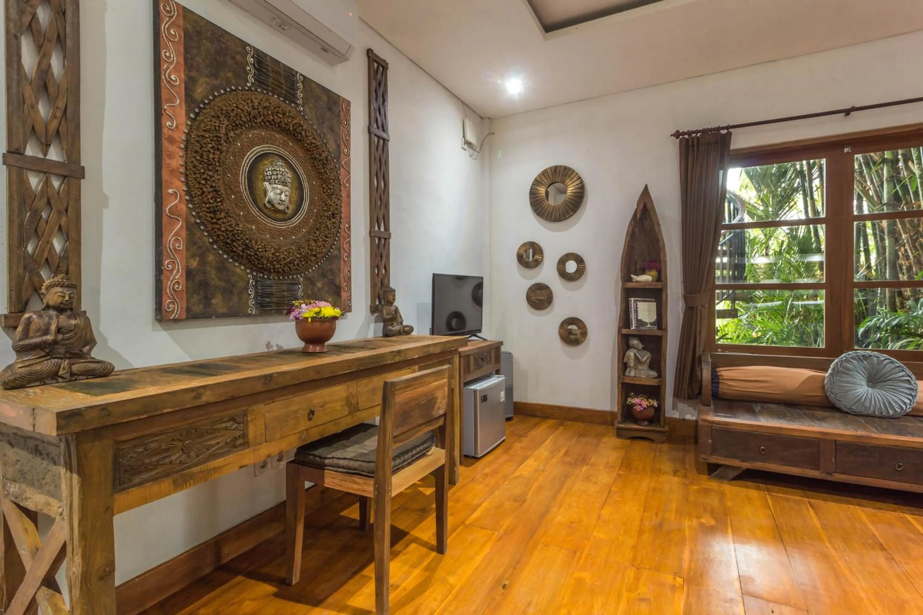 Seating area in Masakali Retreat