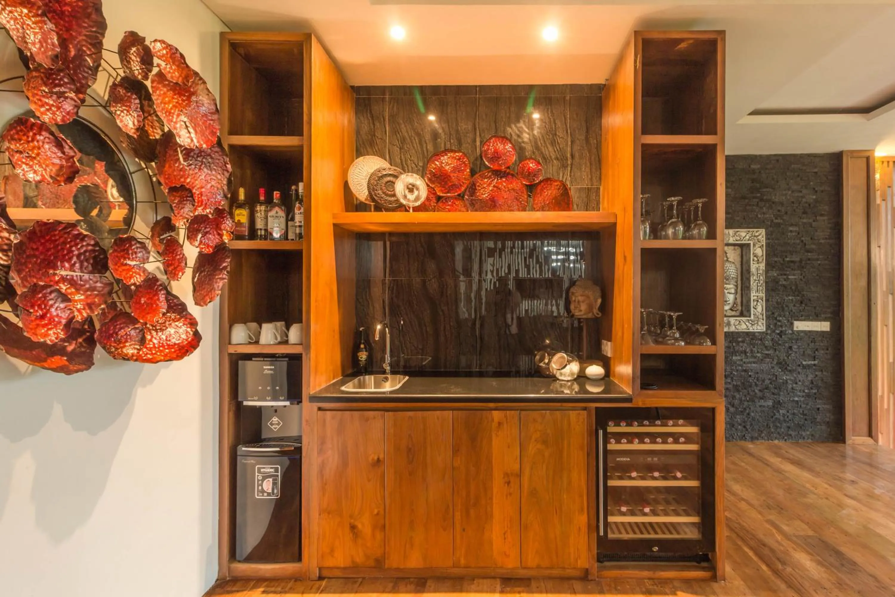 Kitchen or kitchenette in Masakali Retreat