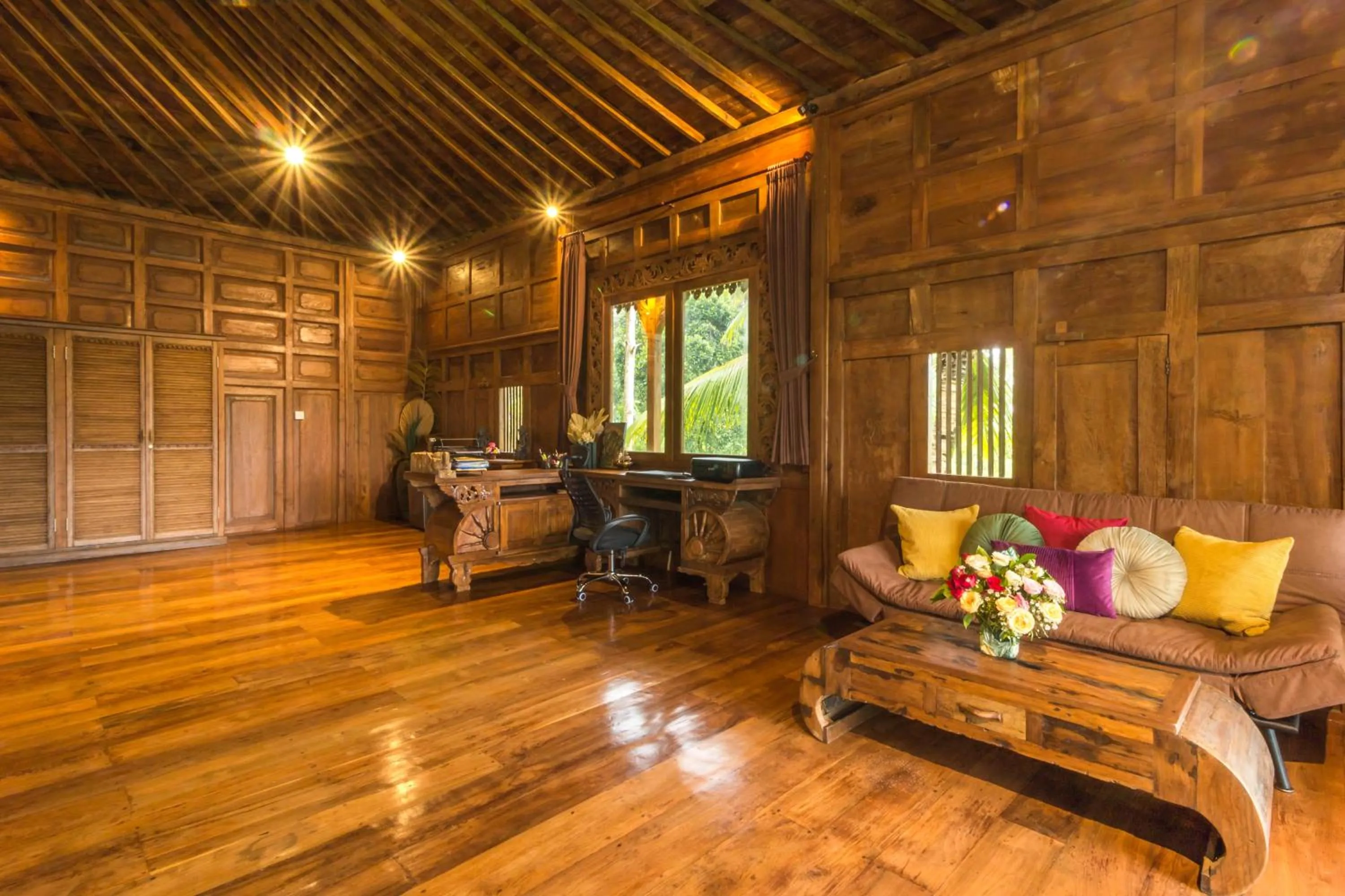 Seating area in Masakali Retreat