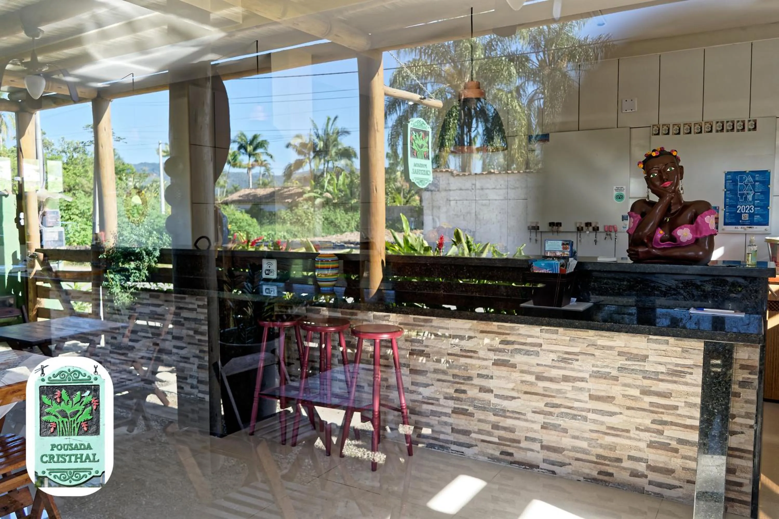 Restaurant/places to eat in Pousada Cristhal Paraty