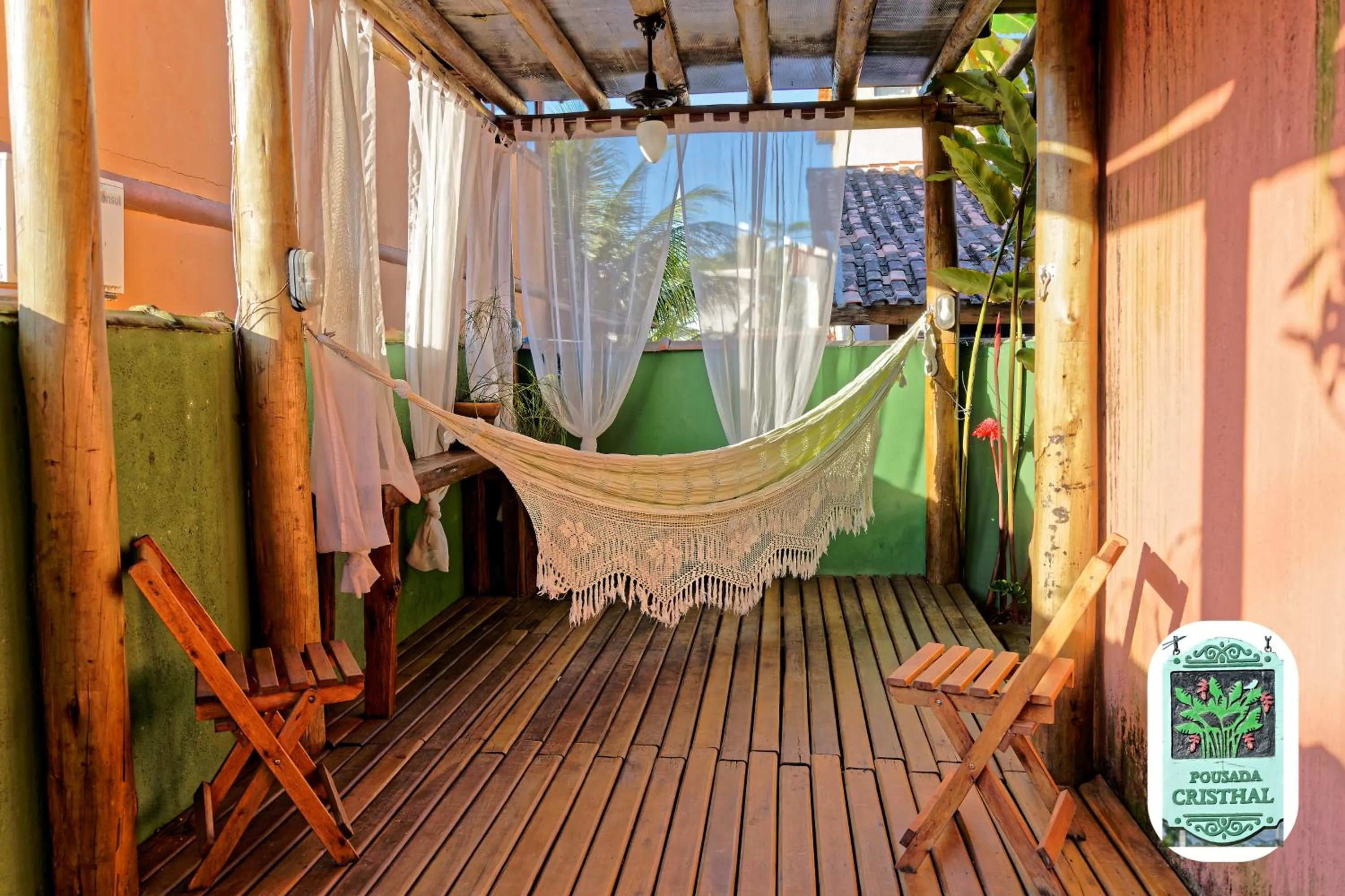 Patio in Pousada Cristhal Paraty