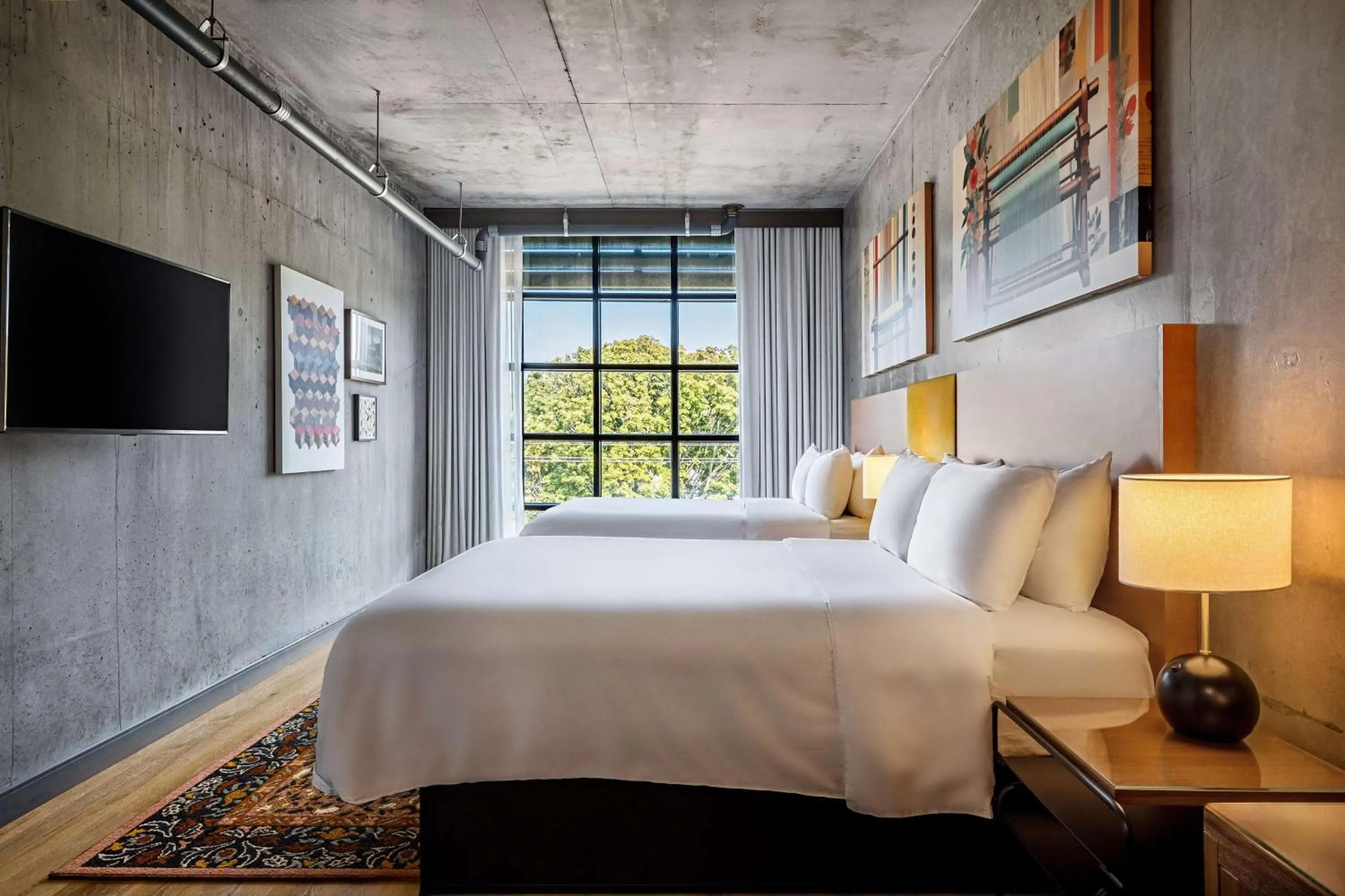 Bed in The LOOM Hotel, Tapestry Collection by Hilton