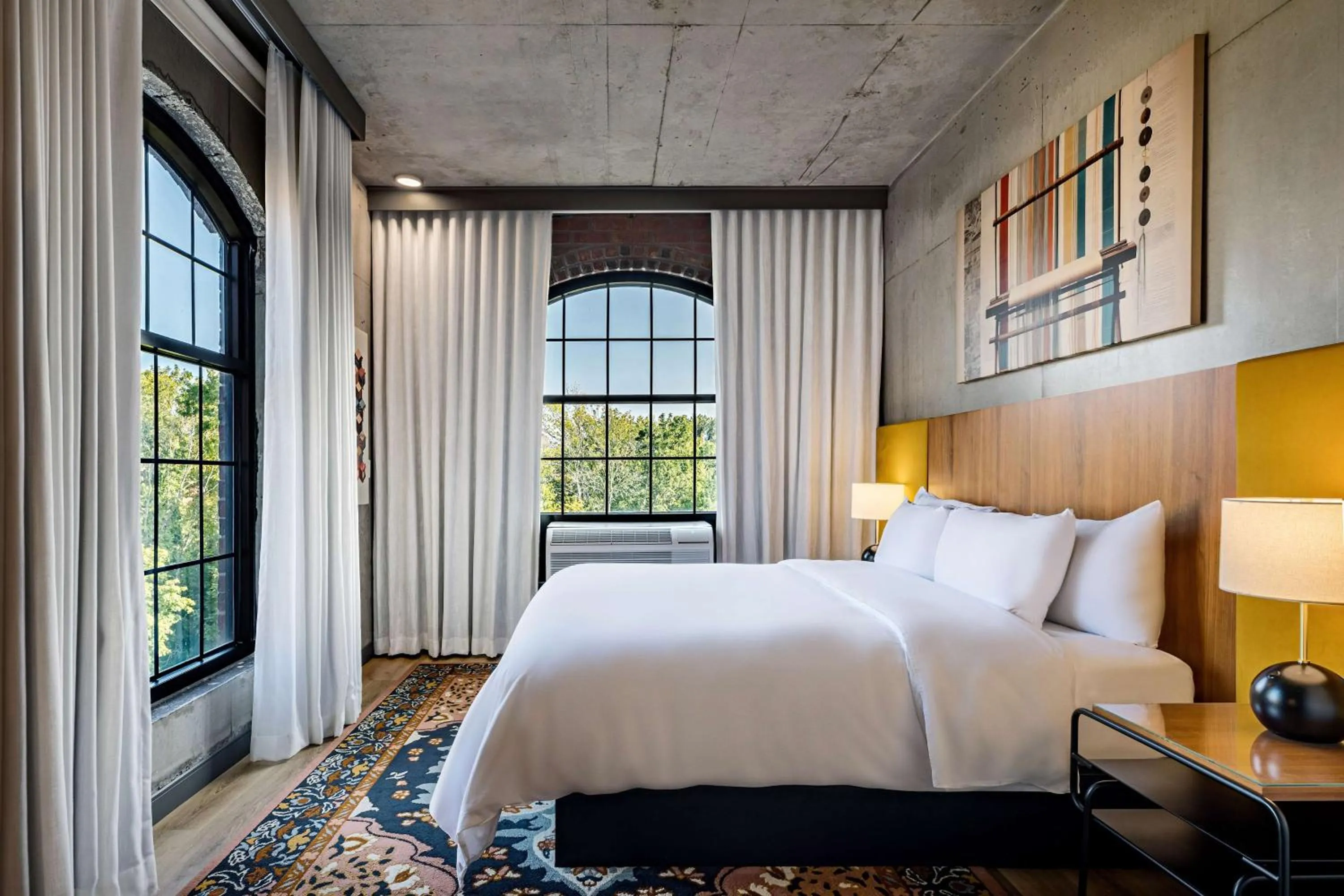 Bed in The LOOM Hotel, Tapestry Collection by Hilton