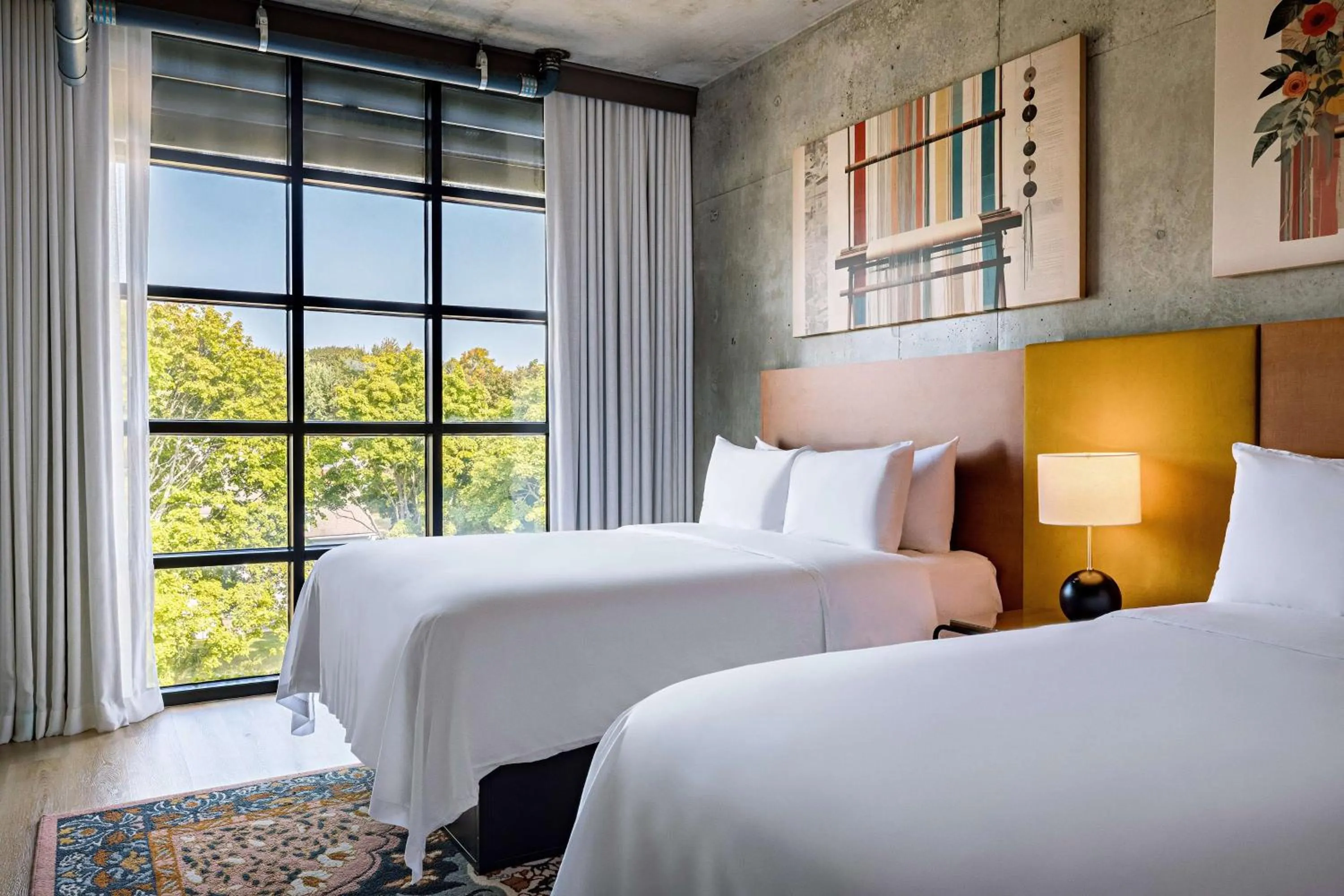 Bed in The LOOM Hotel, Tapestry Collection by Hilton