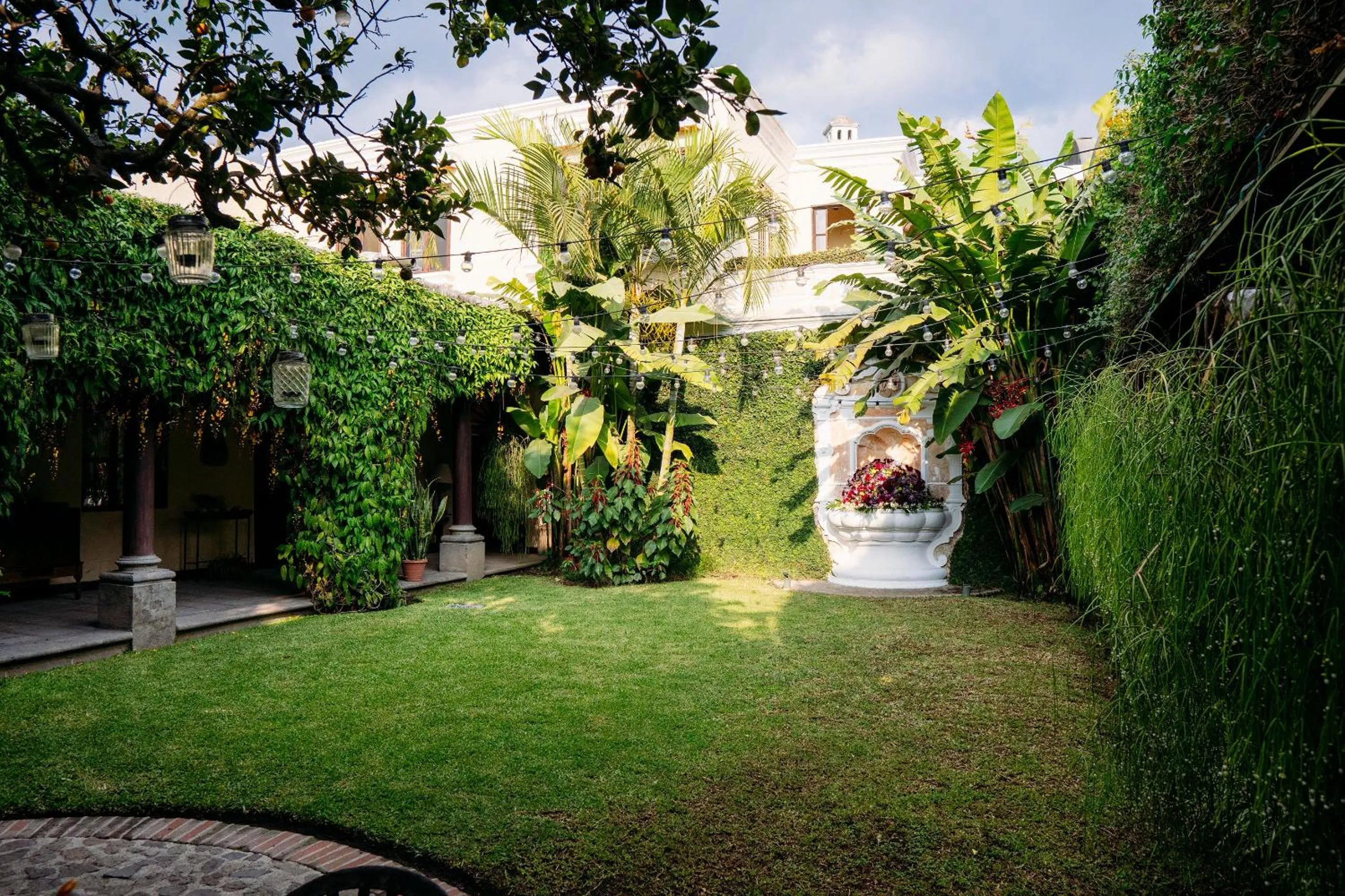 Garden in Casa Noble Hotel