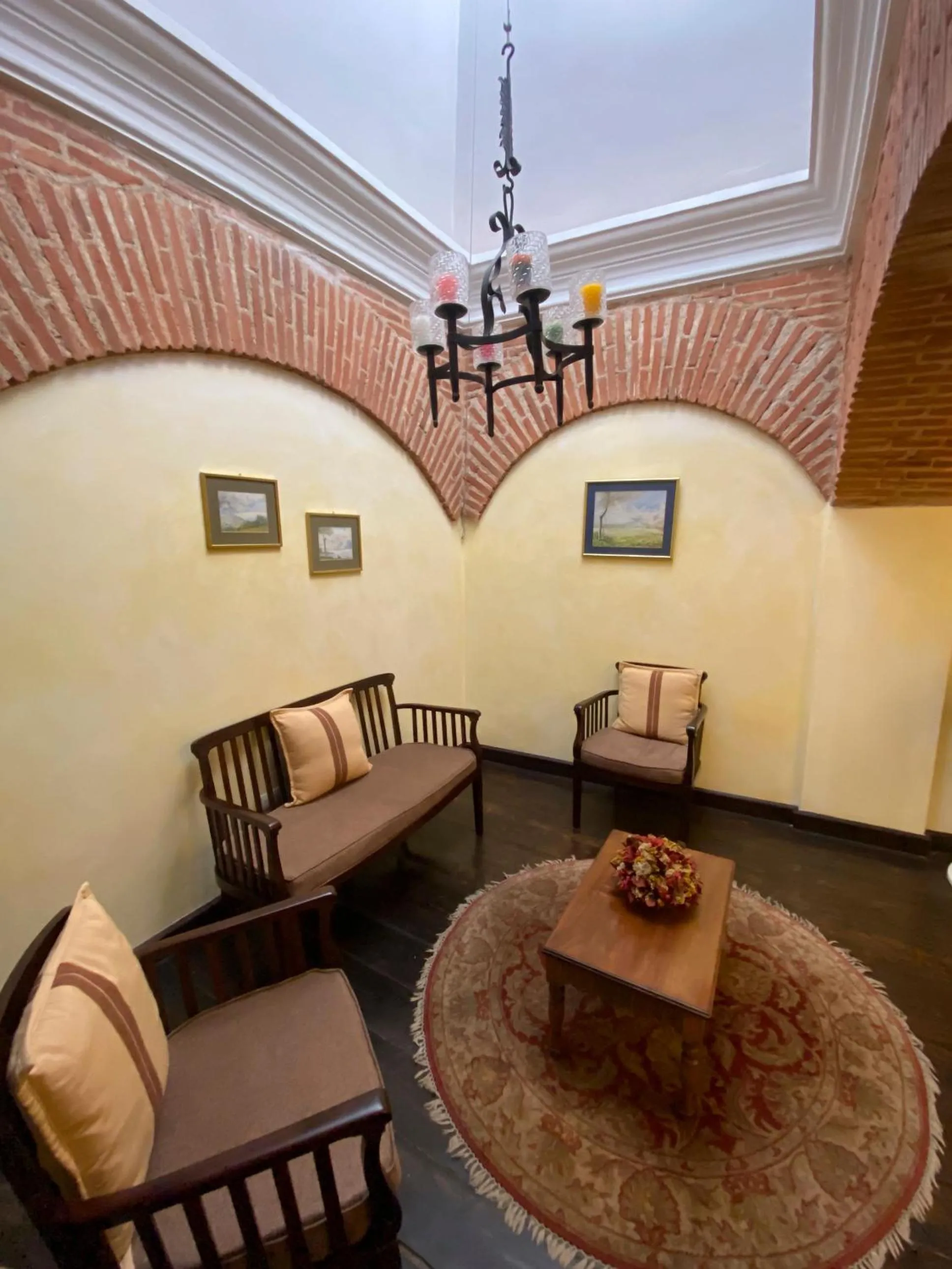 Seating area in Casa Noble Hotel