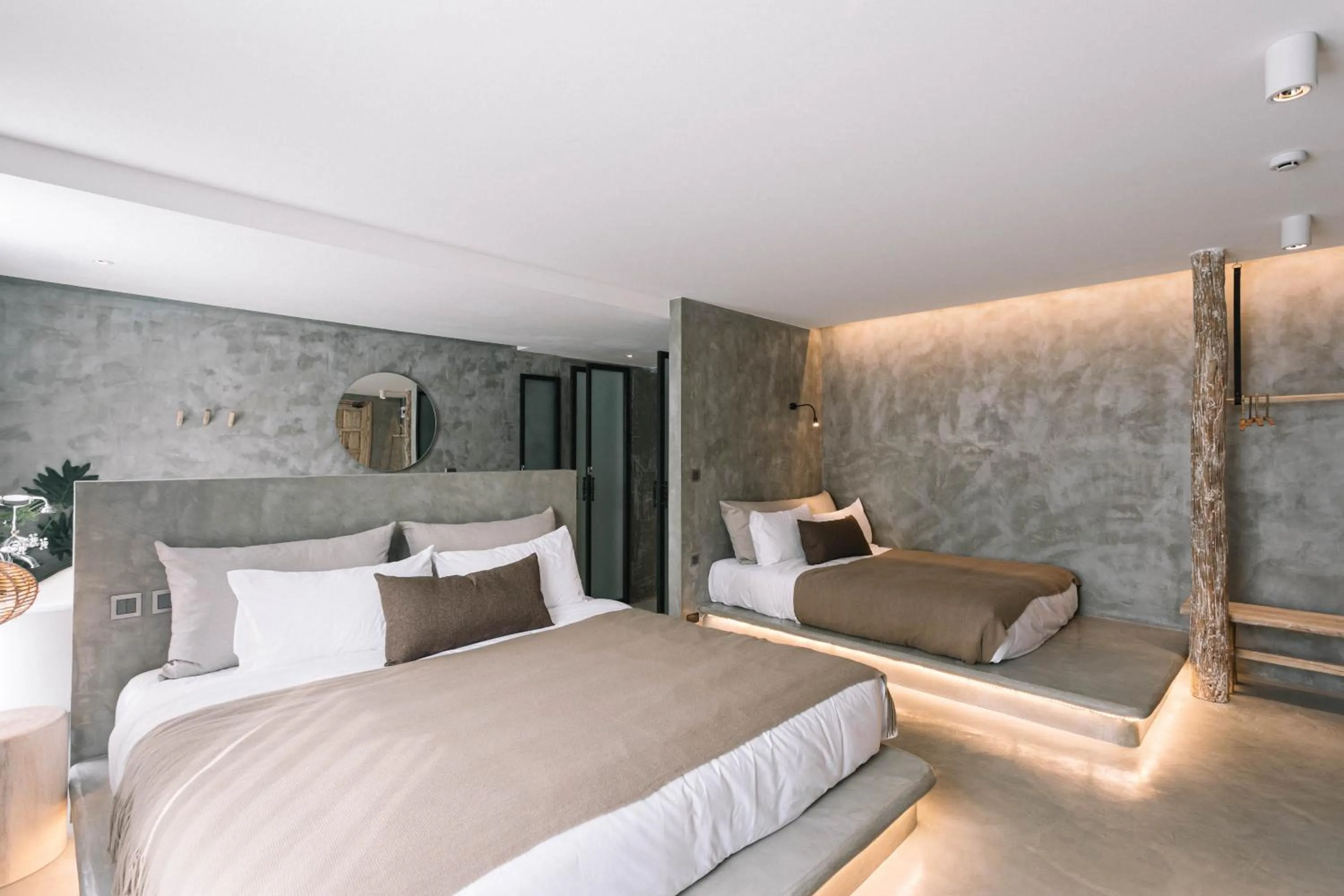 Bed in Glory Wabi Sabi Hotel 清迈古城荣耀侘寂酒店