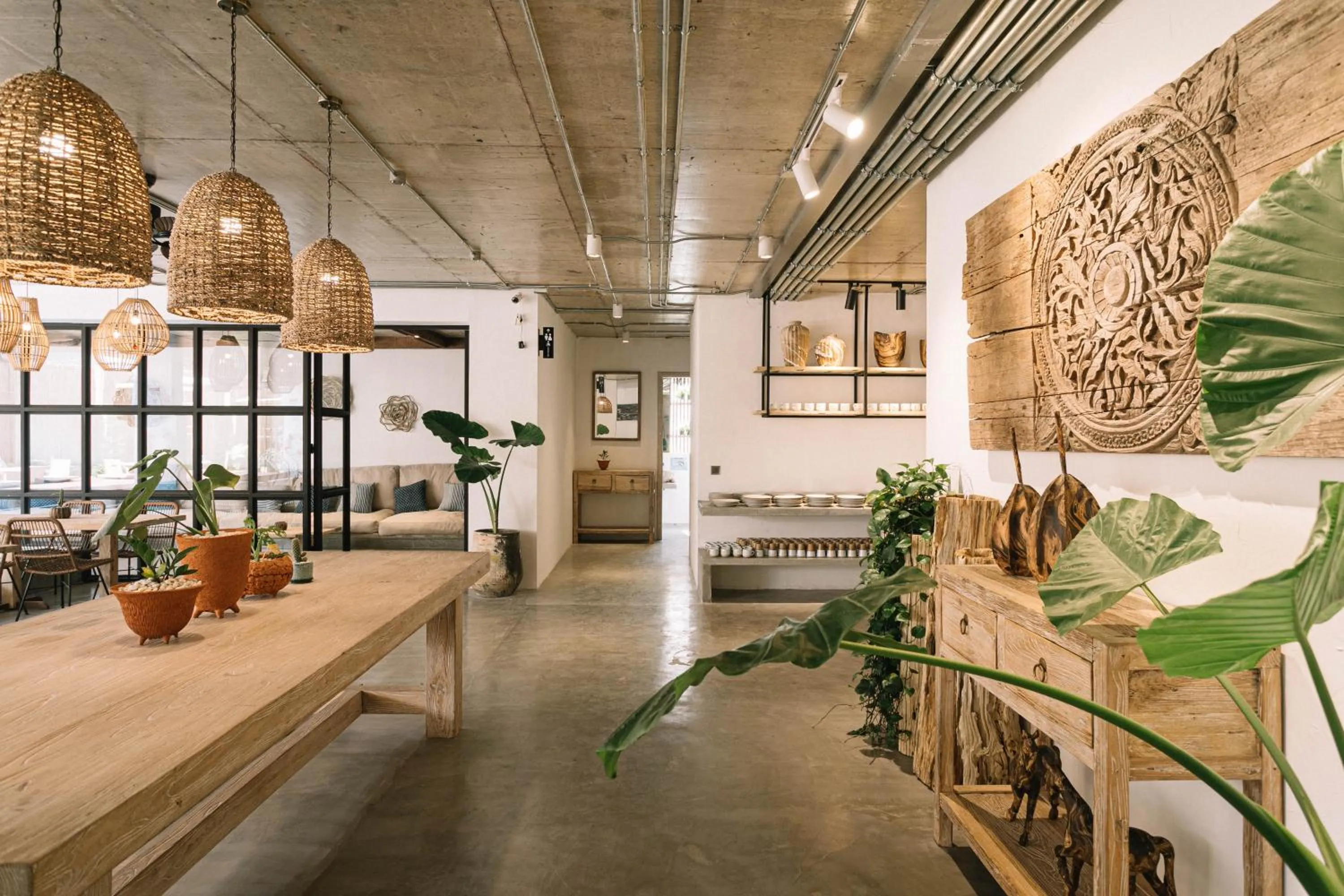 Lobby or reception in Glory Wabi Sabi Hotel 清迈古城荣耀侘寂酒店