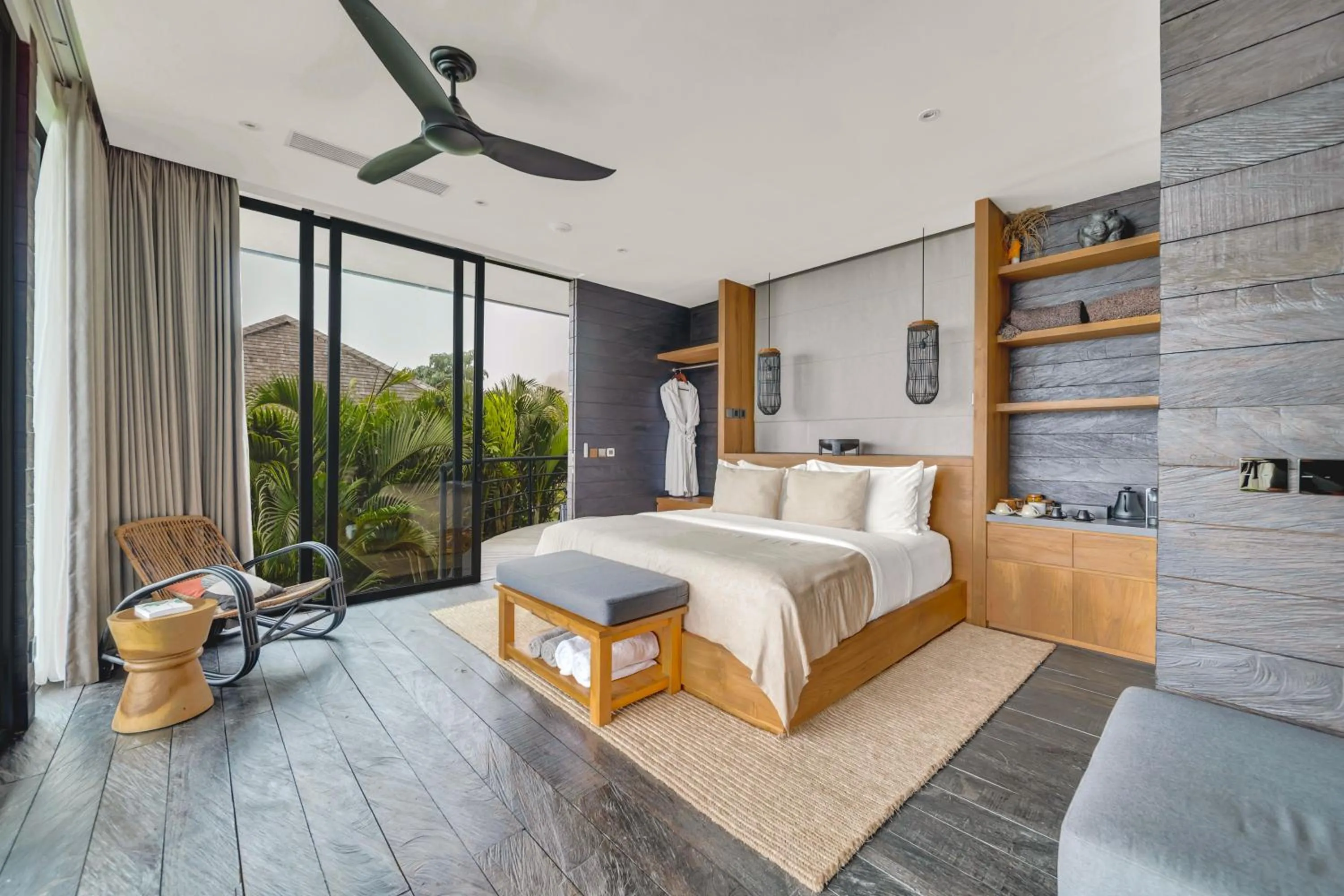 Bedroom, Bed in Munduk Cabins