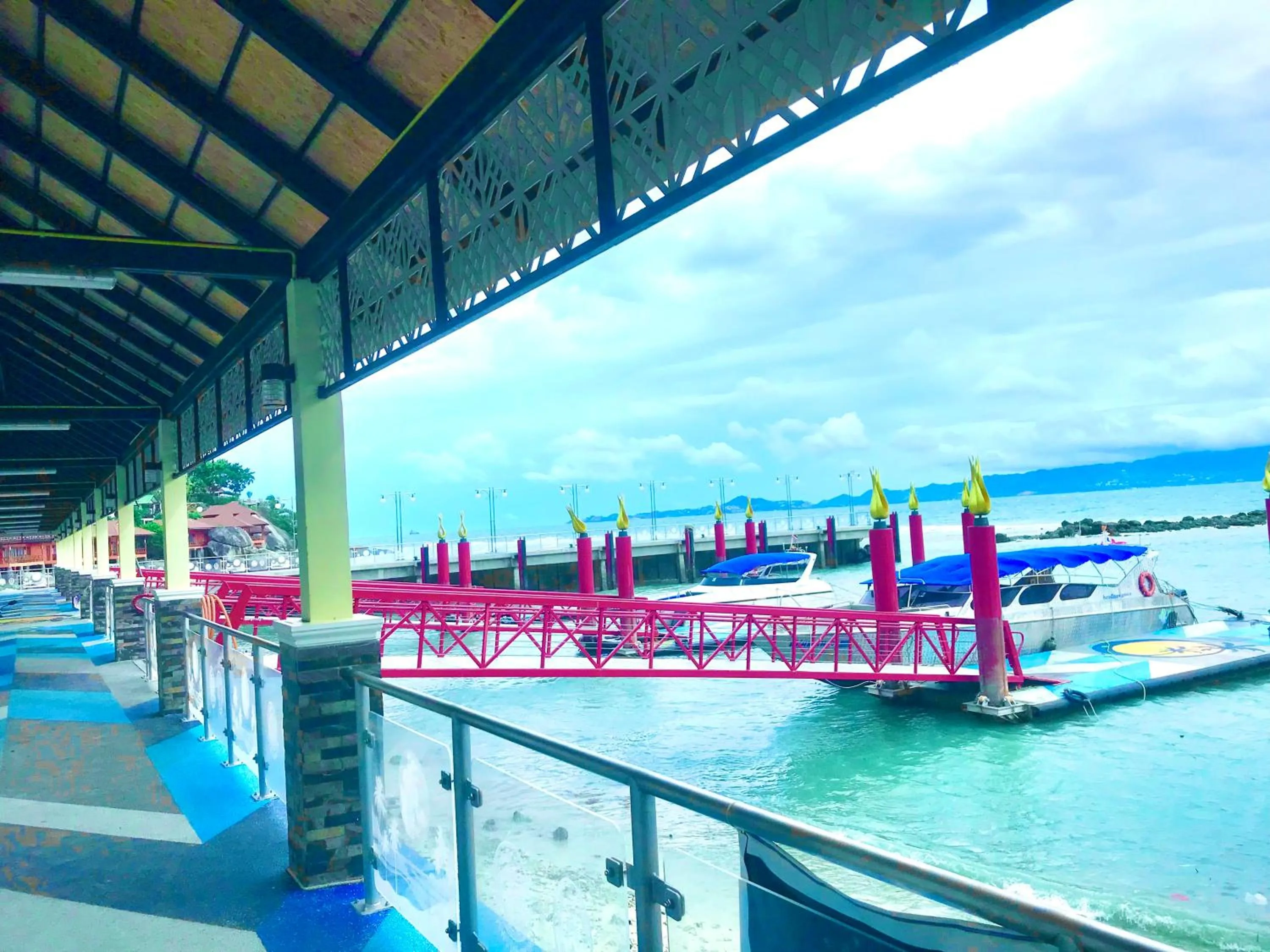 Sea view in Family House Resort, Haad Rin