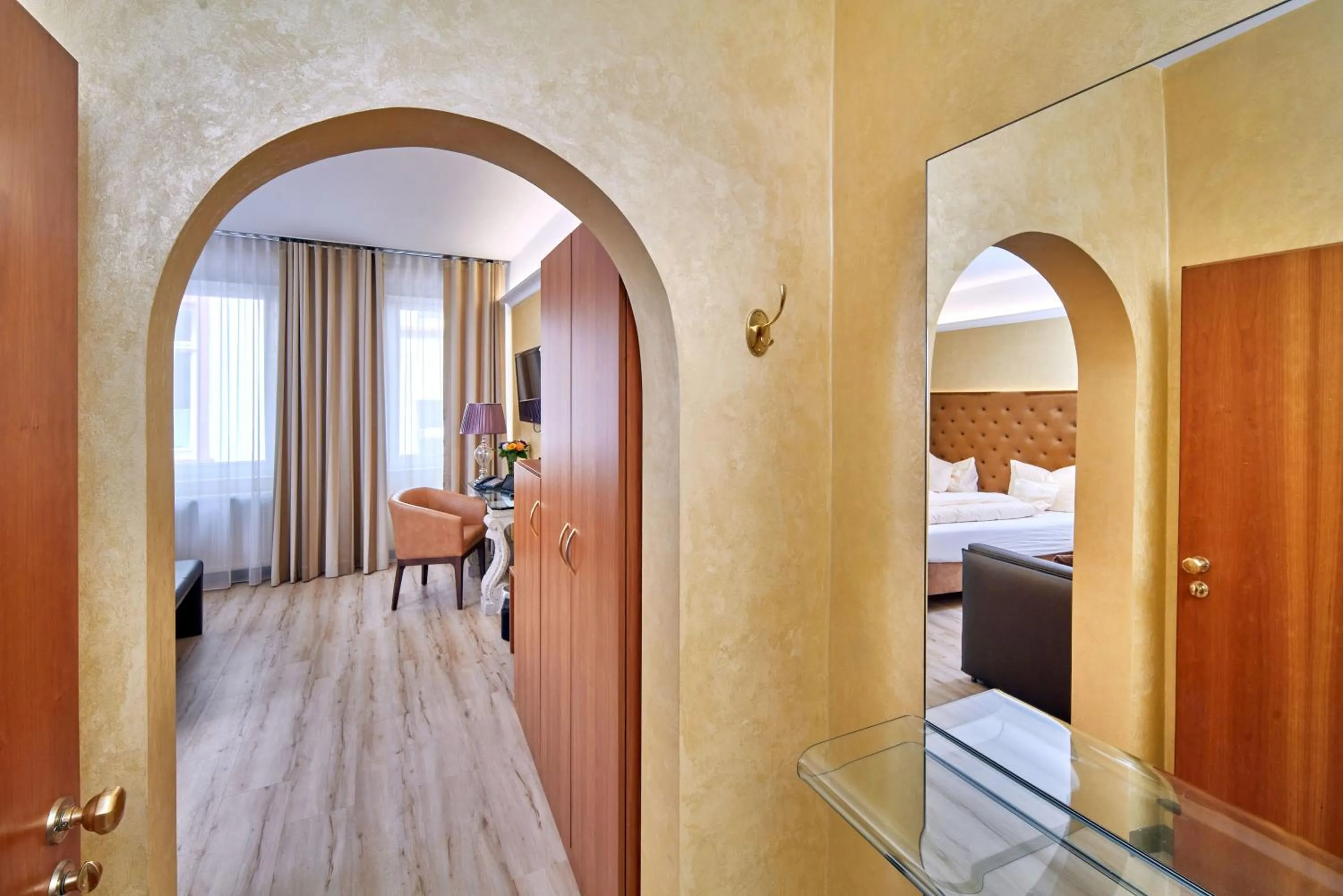 Bed in Hotel Heidelberger Hof