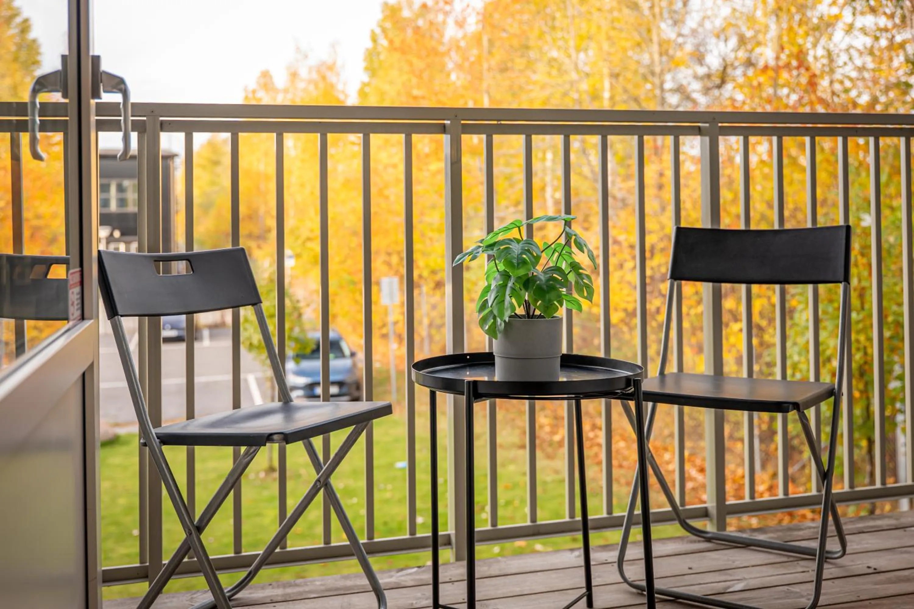 Balcony/Terrace in Uppsala Hotel Apartments