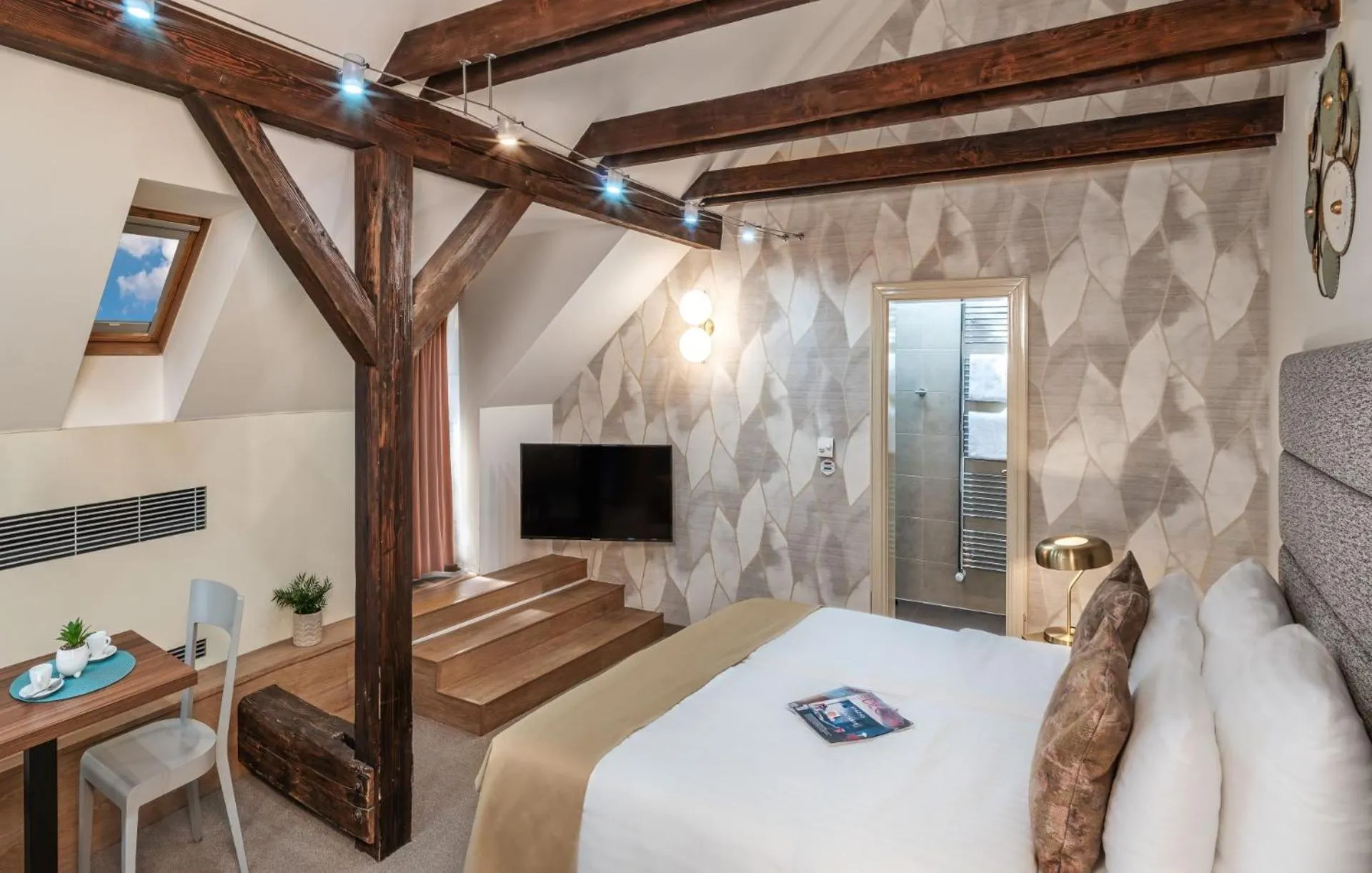 Bedroom, Bed in Golden Angel Suites by Adrez