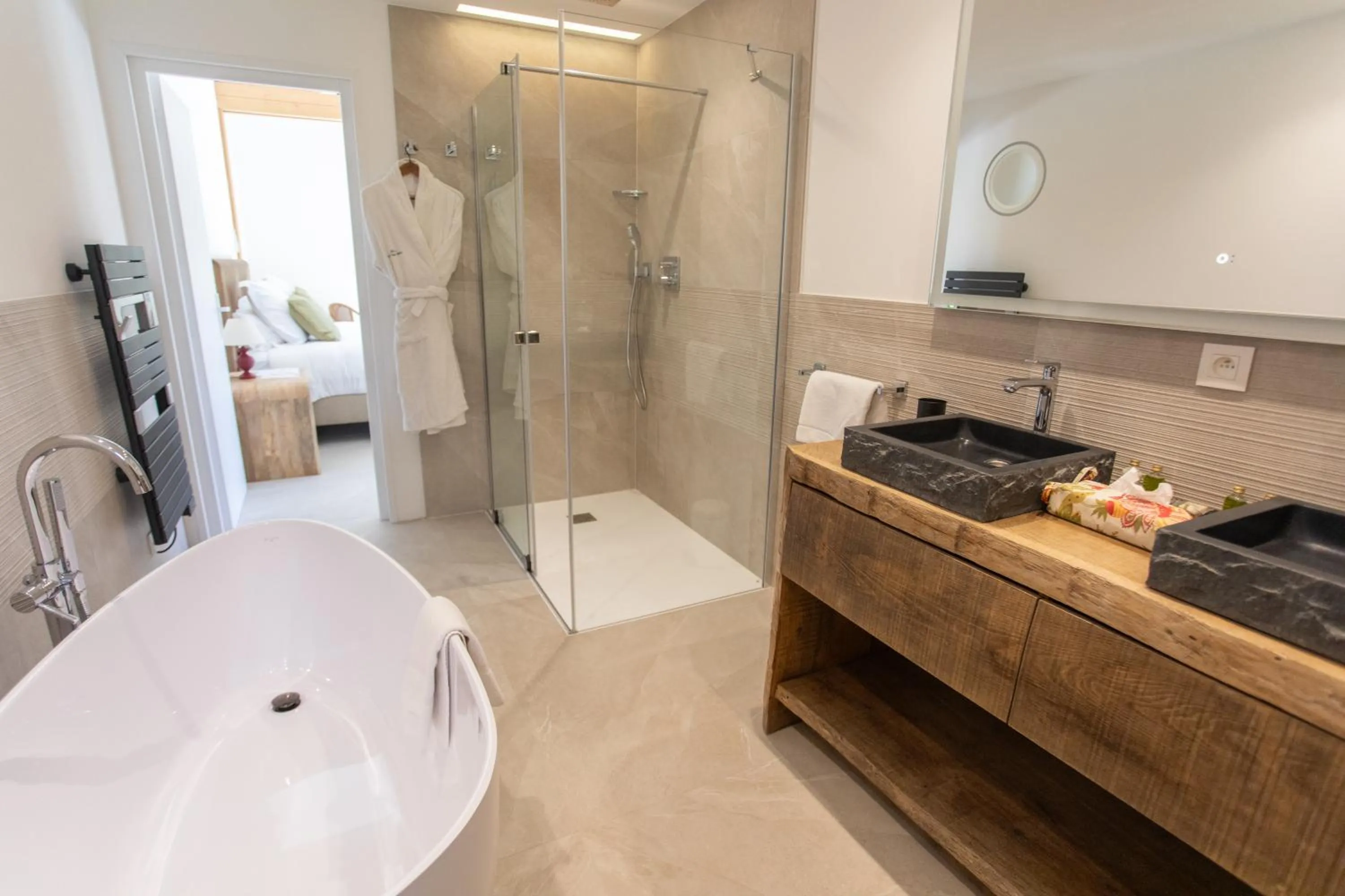 Shower in Hotel Le Verger Maelvi