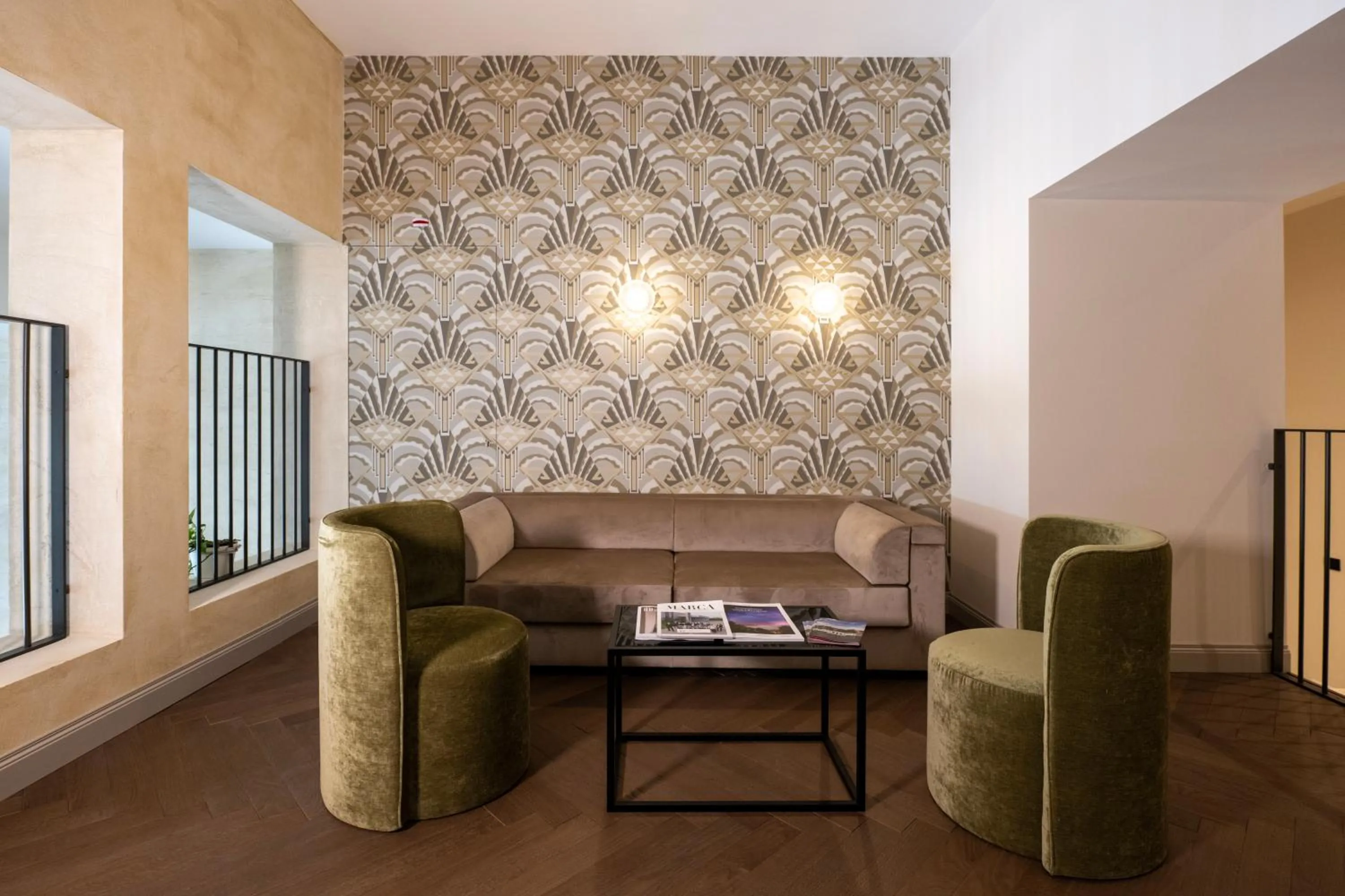 Living room in Porta Altinia Suites