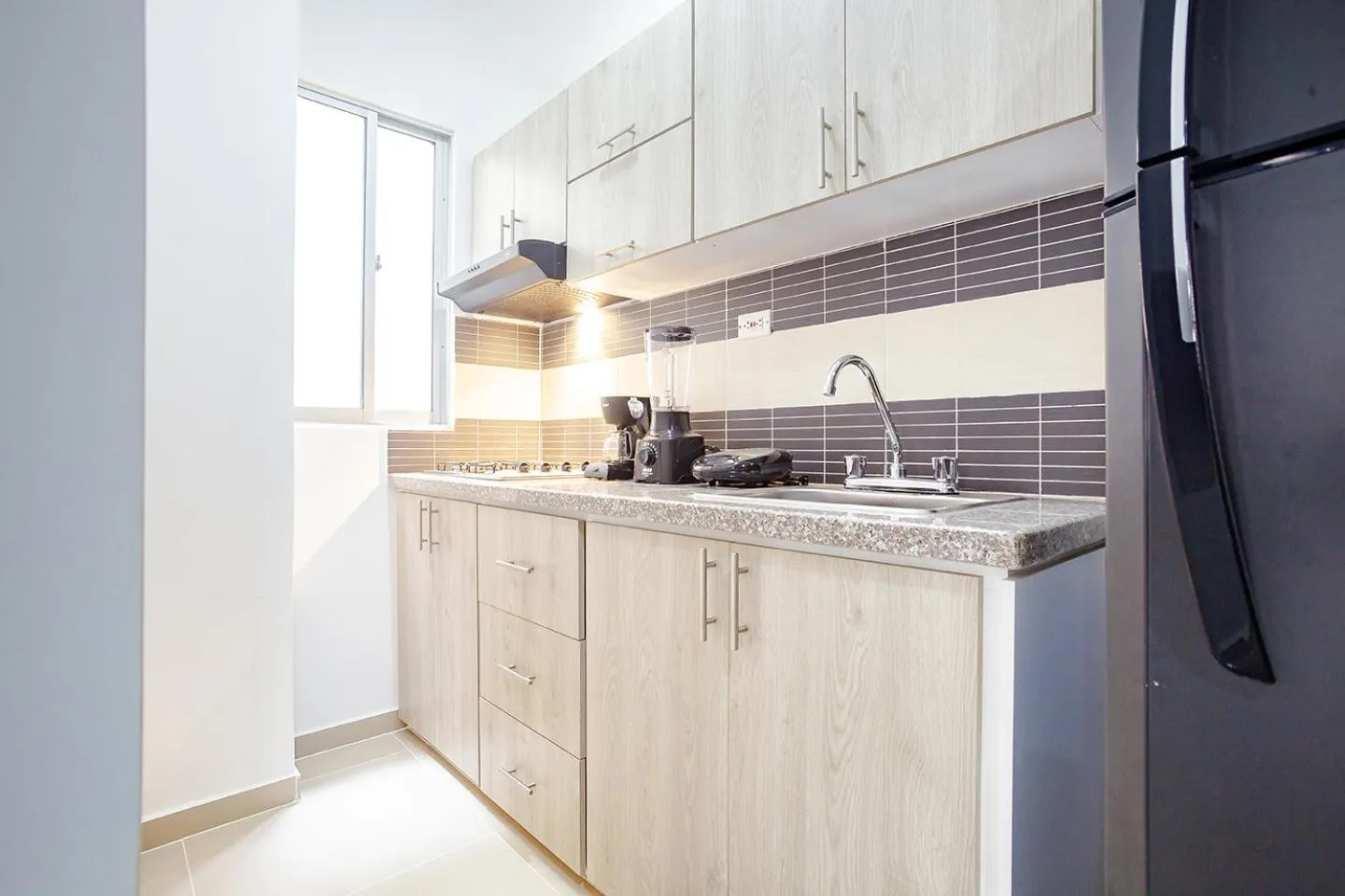 kitchen in Montepinares Apartaestudios