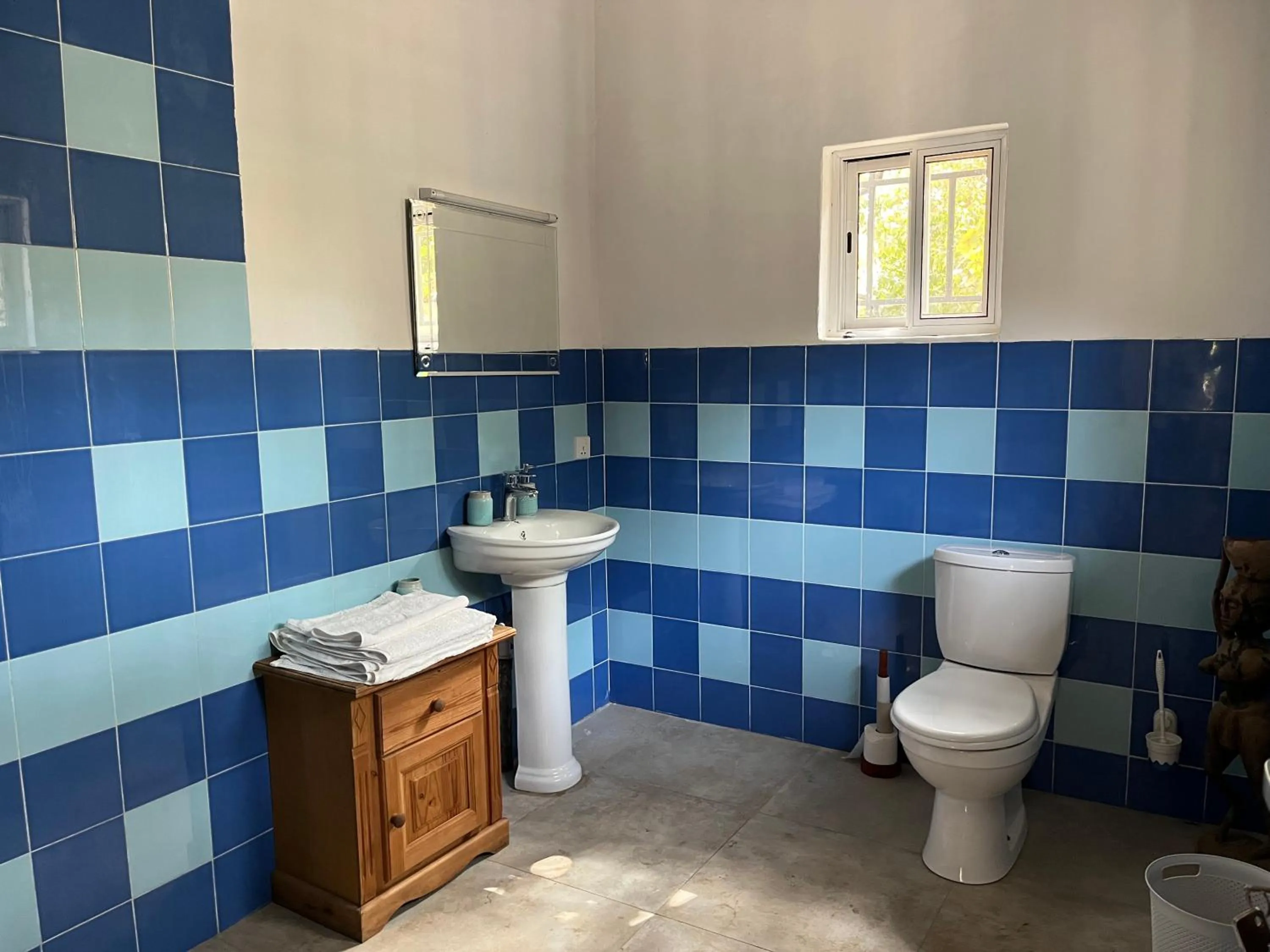 Bathroom in Footsteps Eco-Lodge