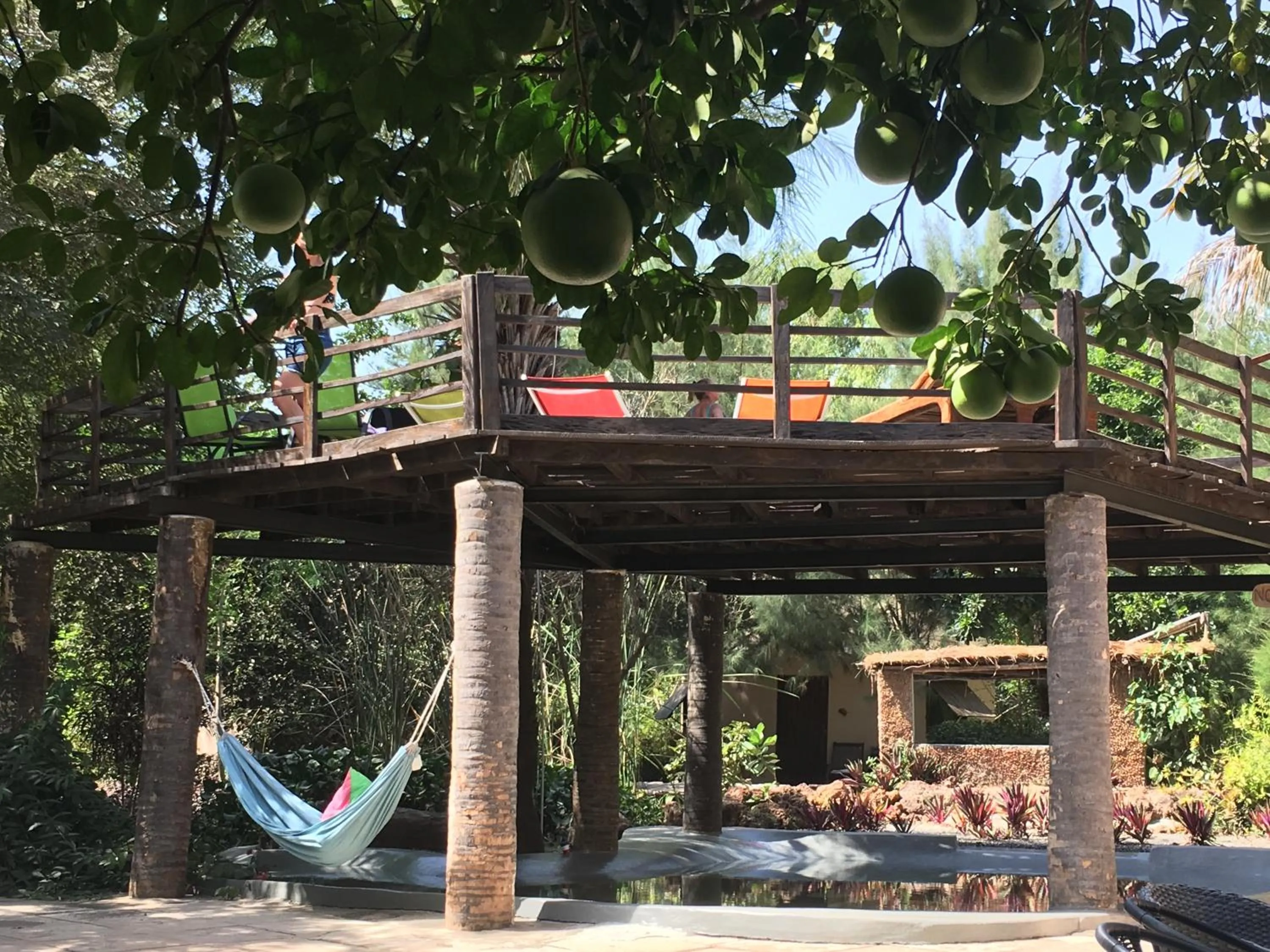 On site in Footsteps Eco-Lodge