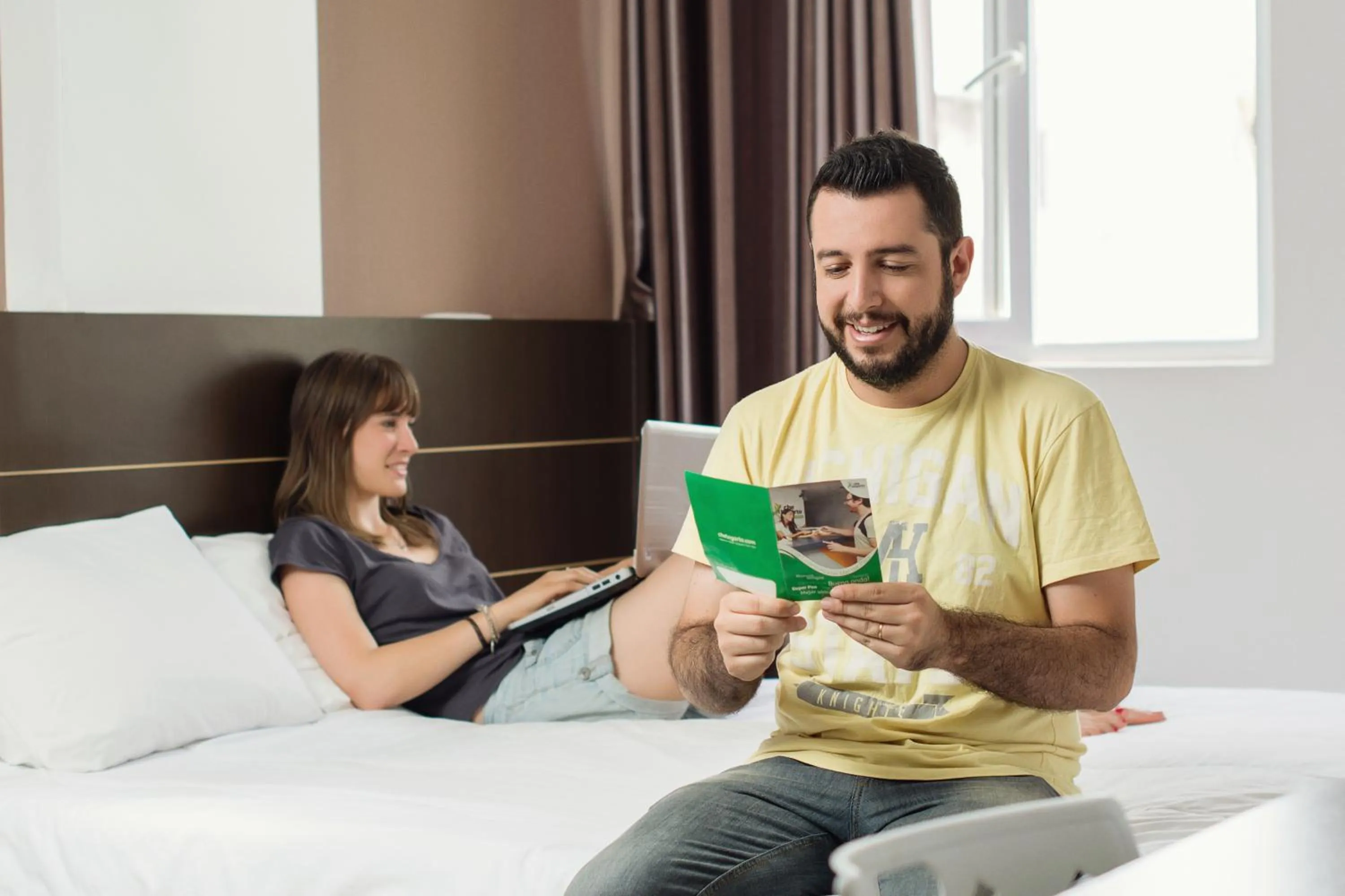 Bed in CLH Suítes Foz do Iguaçu