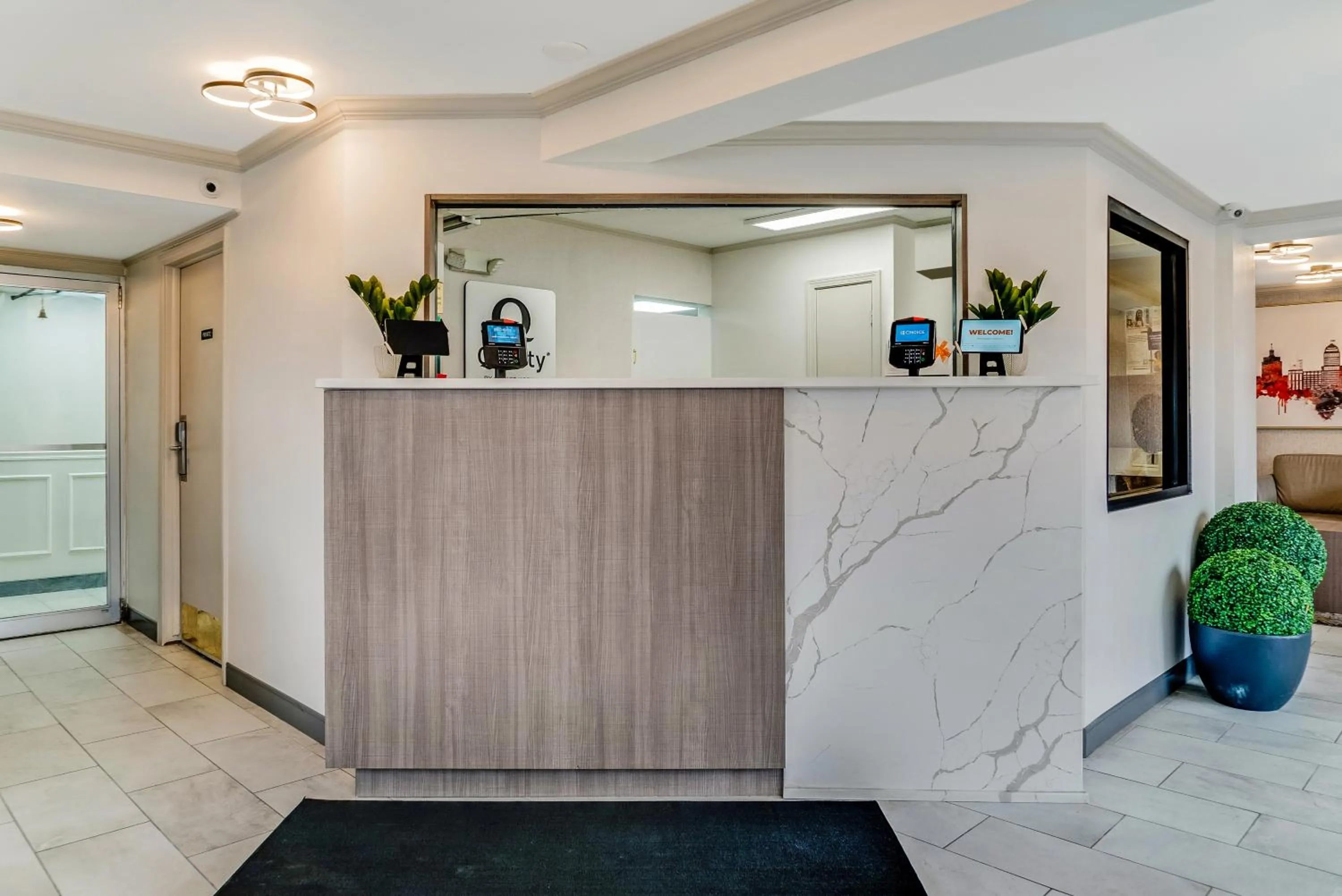 Lobby or reception in Quality Inn Detroit Downtown