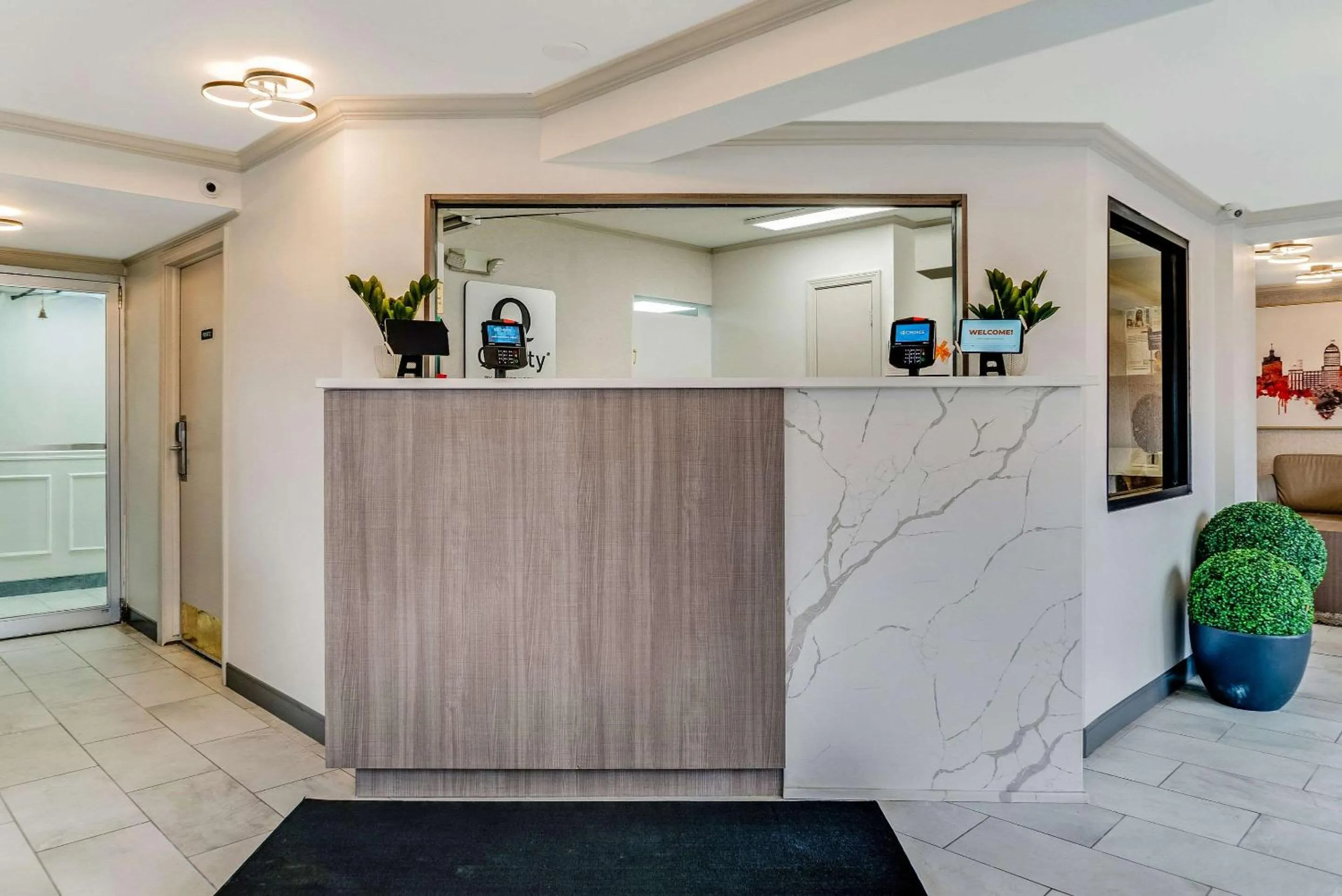 Lobby or reception in Quality Inn Detroit Downtown