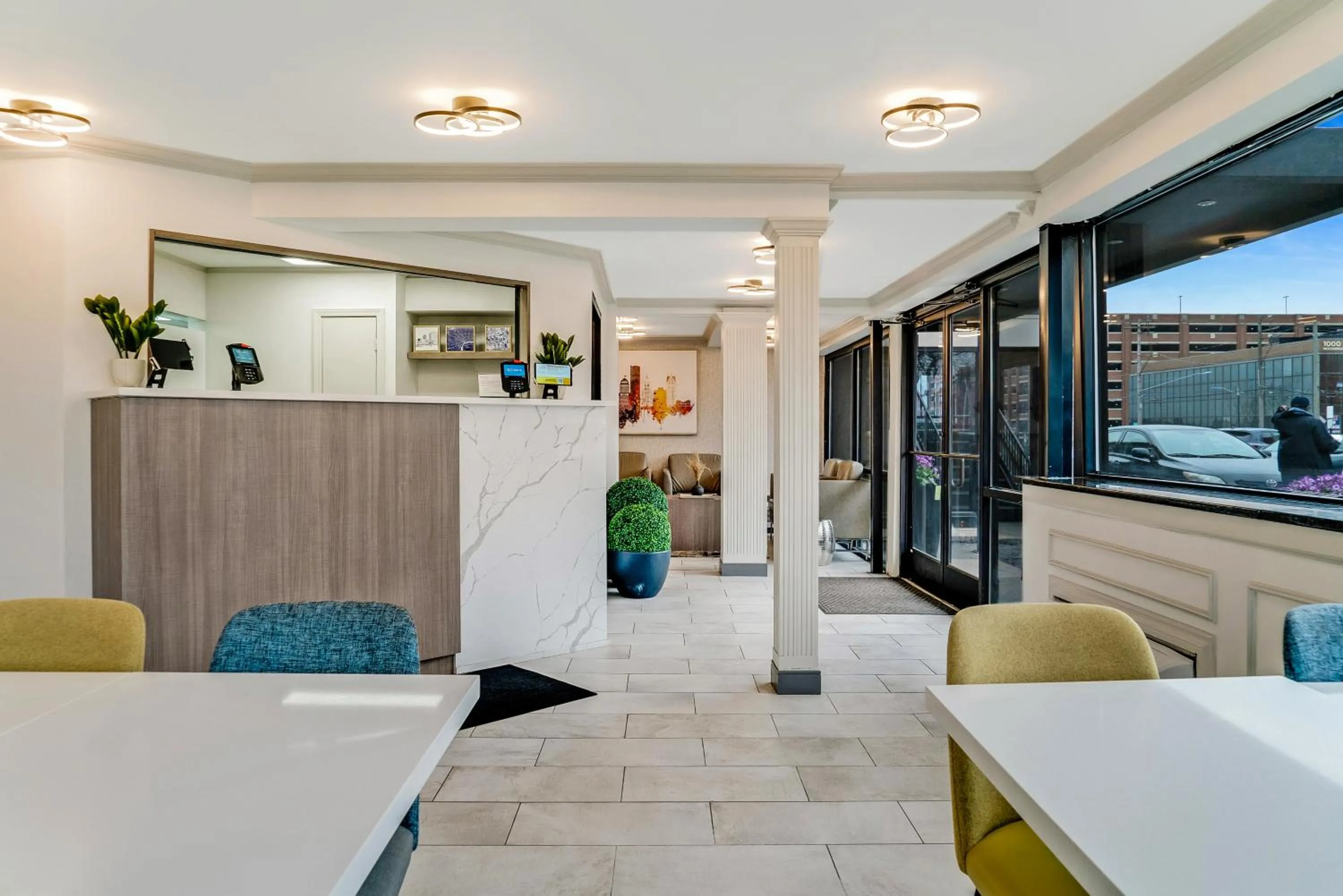 Lobby or reception in Quality Inn Detroit Downtown