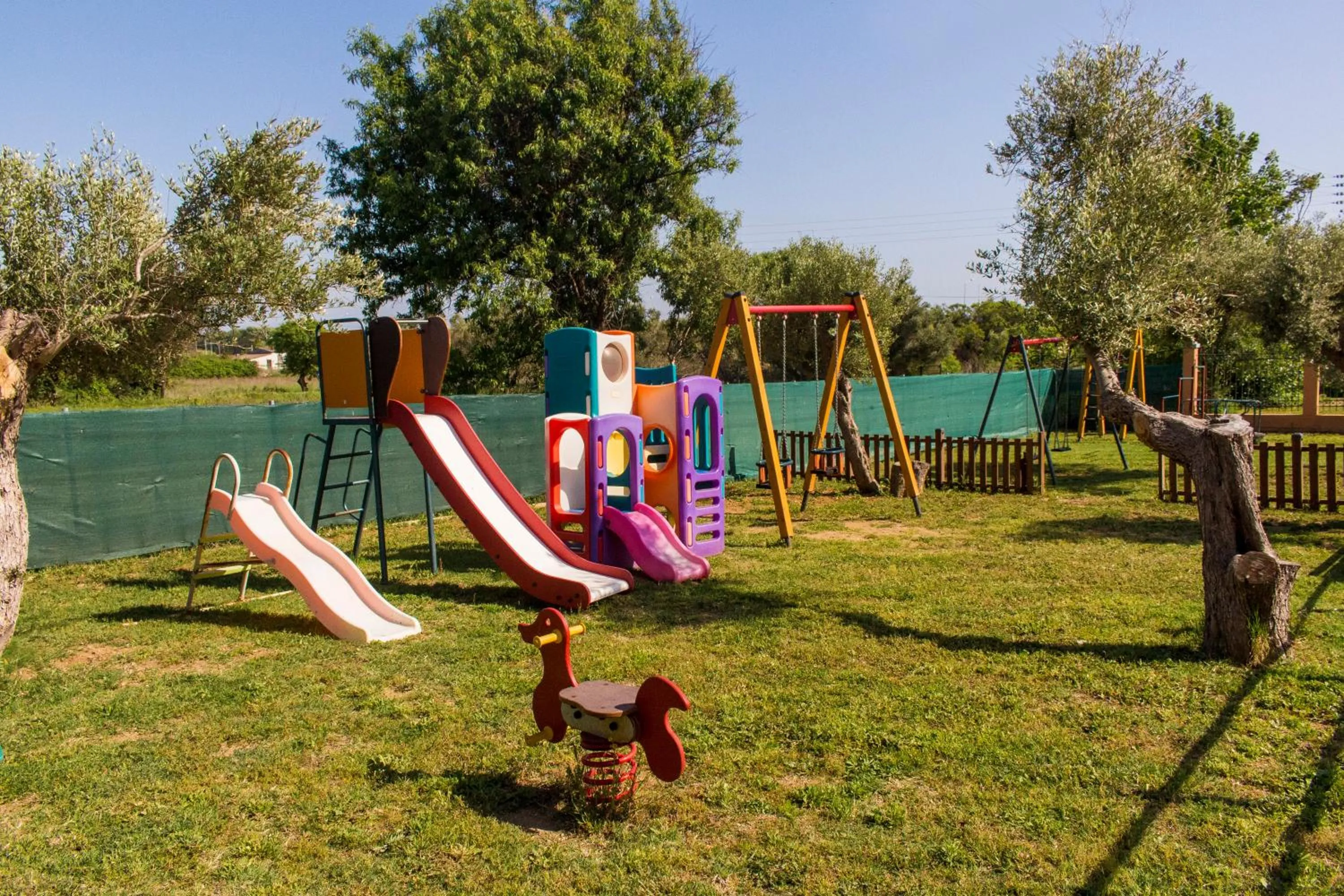 Children play ground in Thalassa Apart Hotel