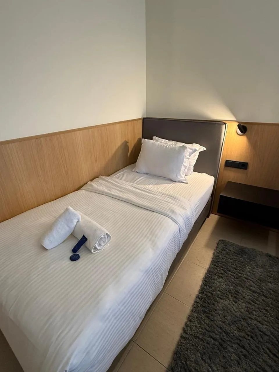 Bed in Thalassa Apart Hotel