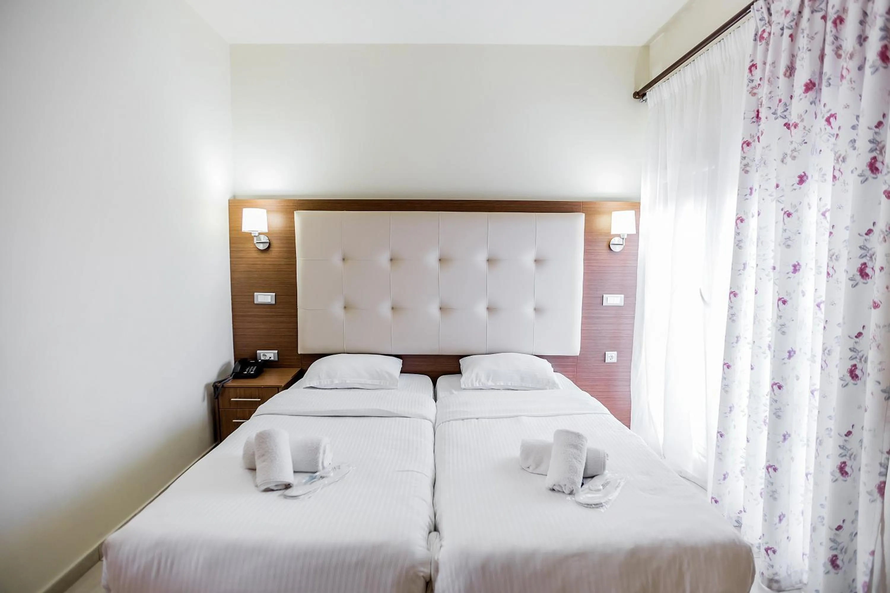 Bed in Thalassa Apart Hotel