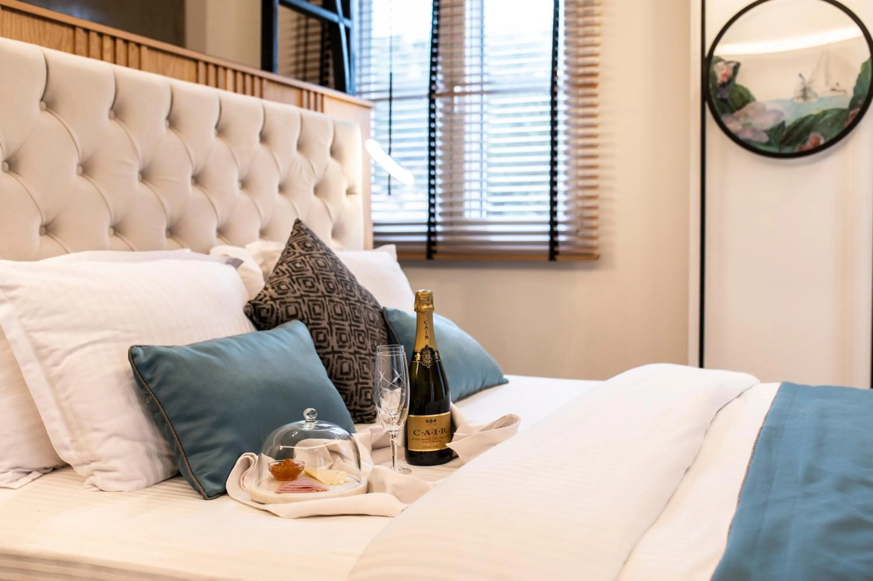 Bed in Thalassa Apart Hotel