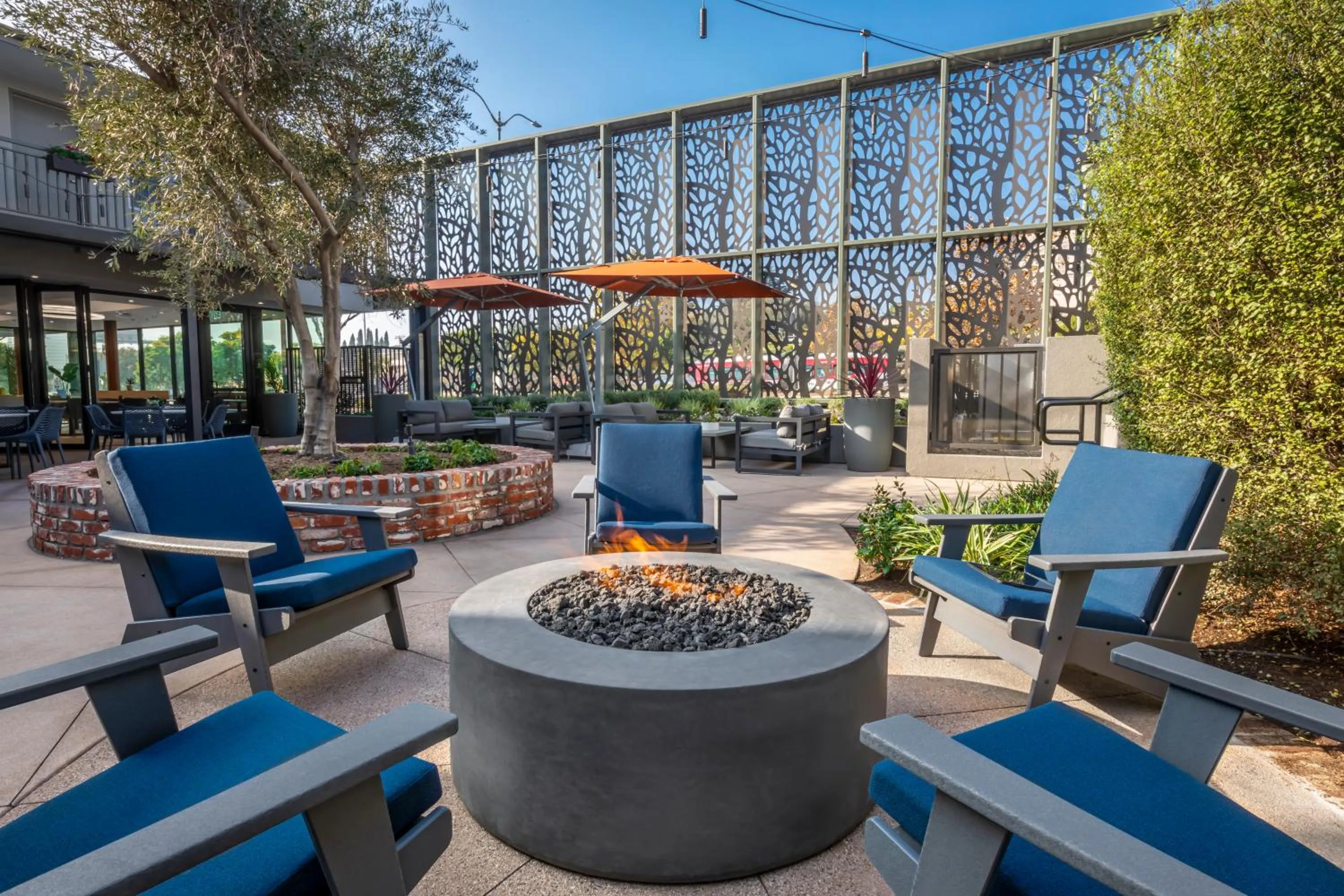 Seating area in Olivia Hotel