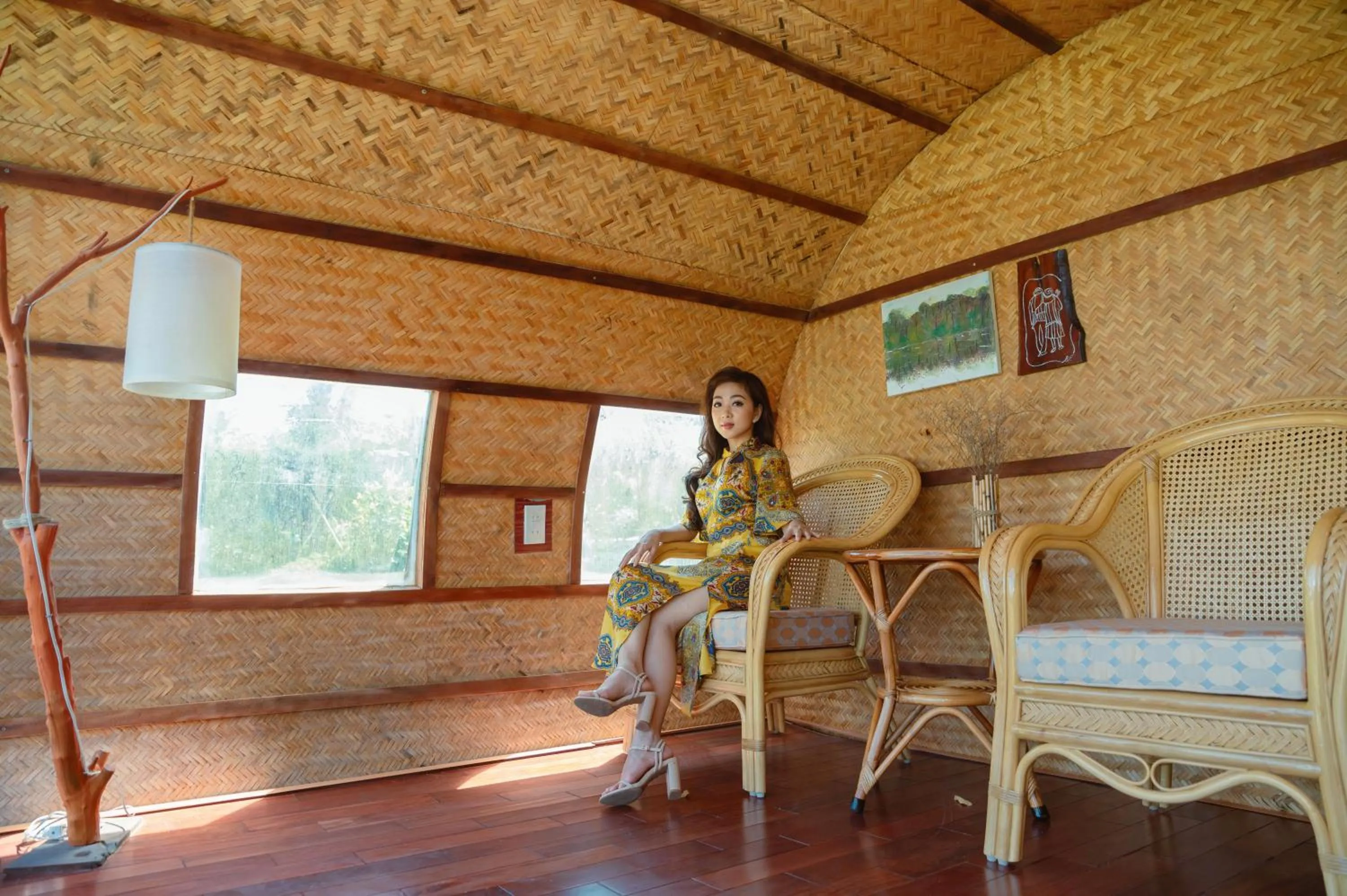Living room in MEKONG SILT ECOLODGE