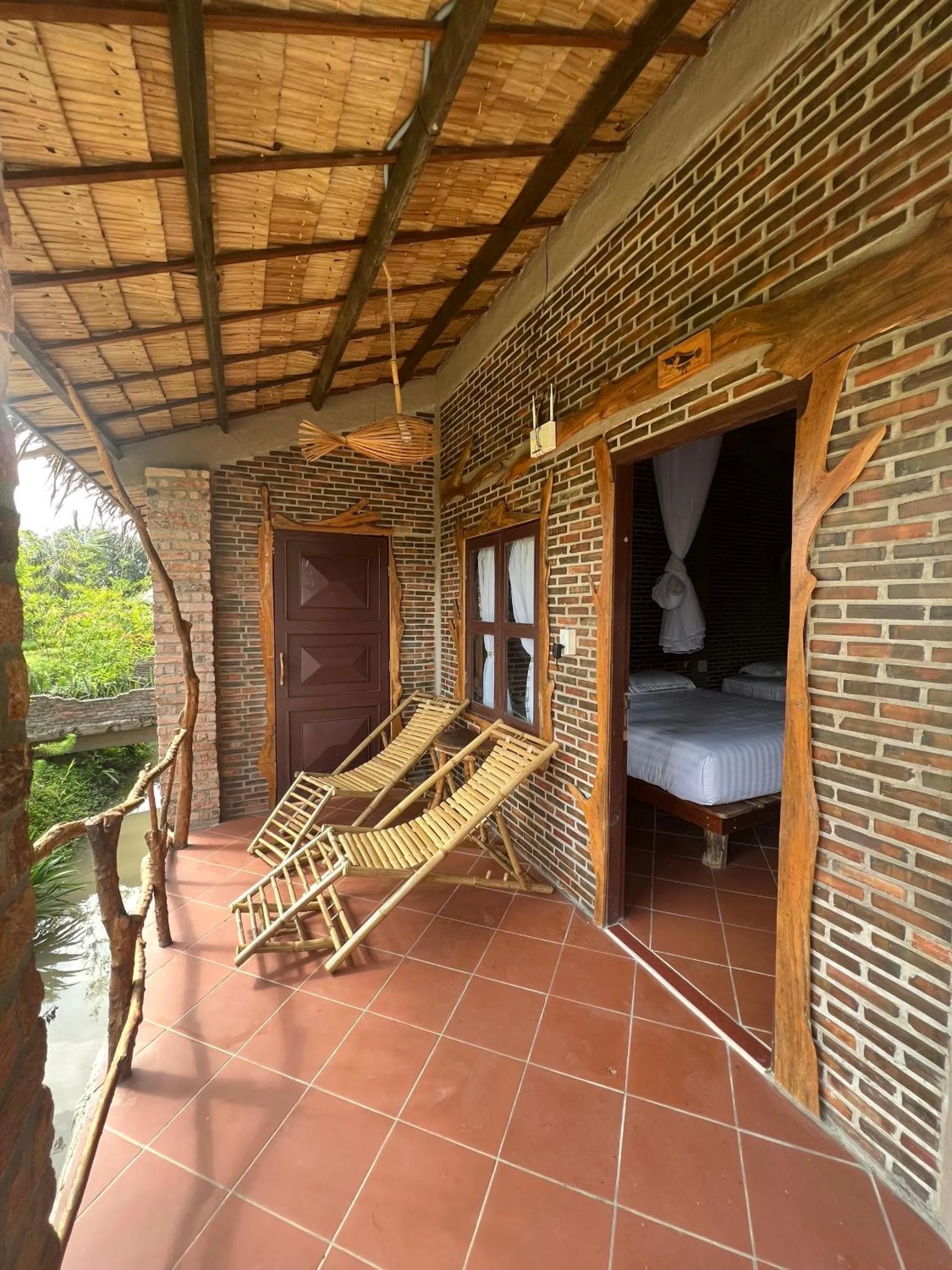 Patio in MEKONG SILT ECOLODGE