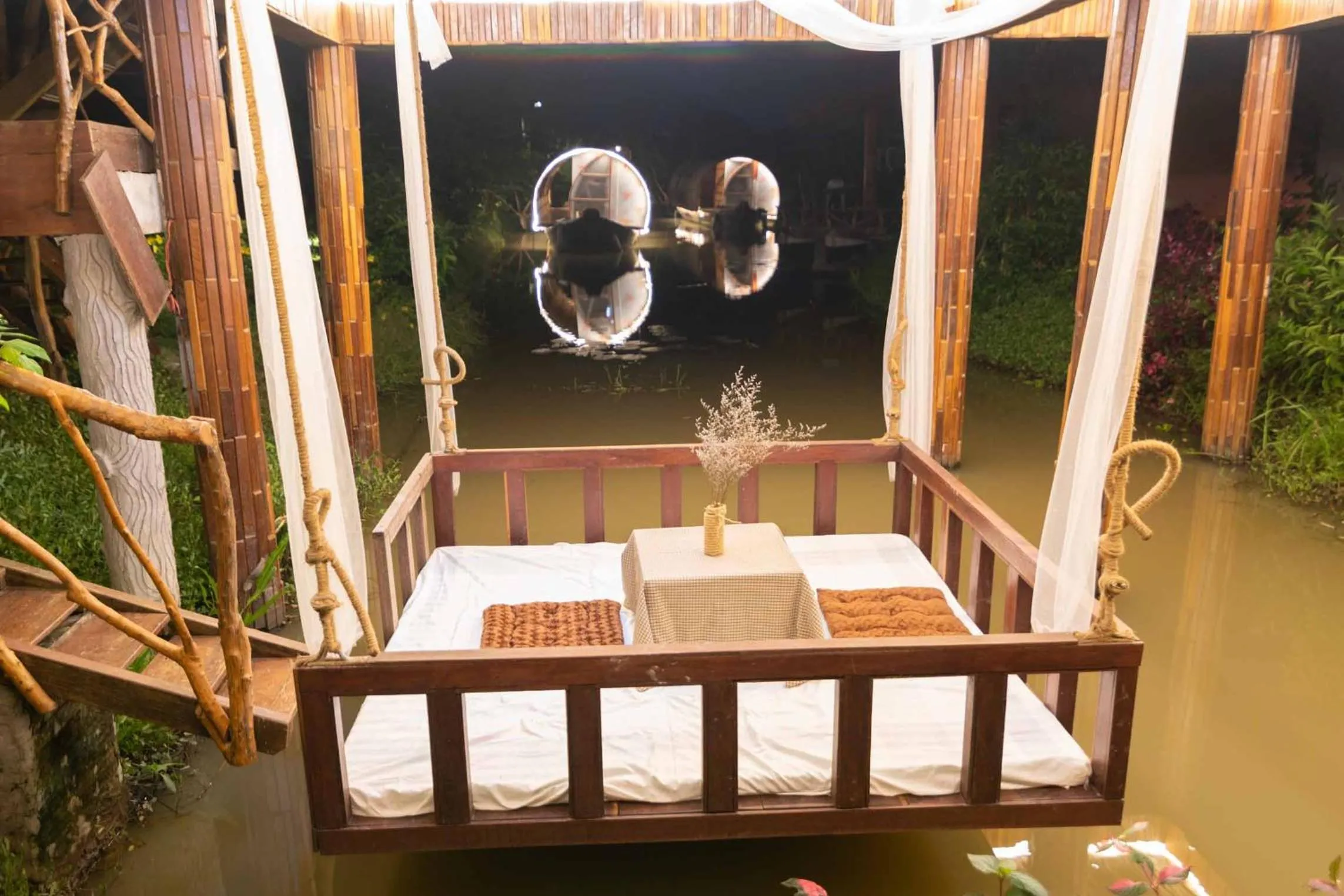 Dining area in MEKONG SILT ECOLODGE