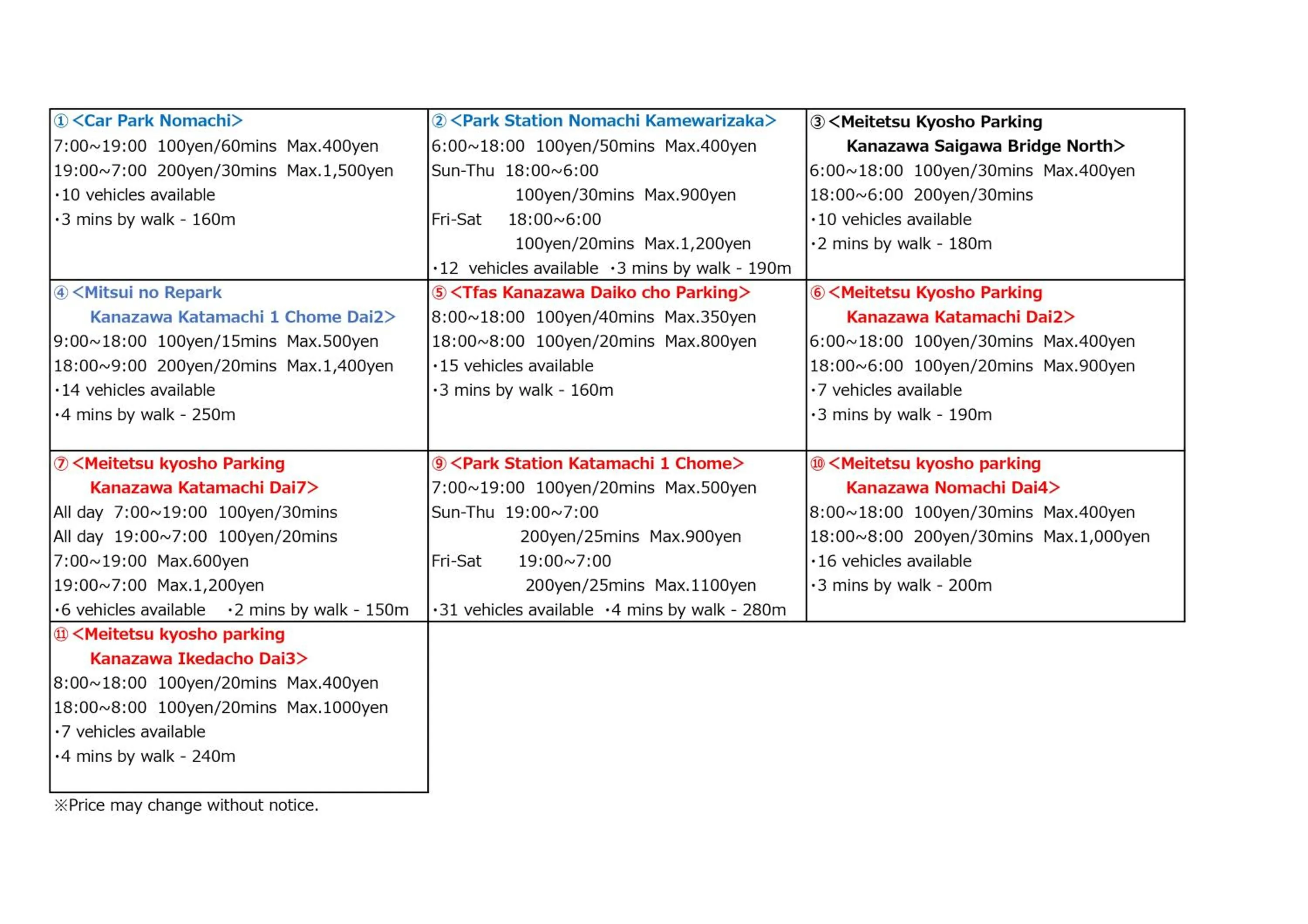Off site in Tmark City Hotel Kanazawa
