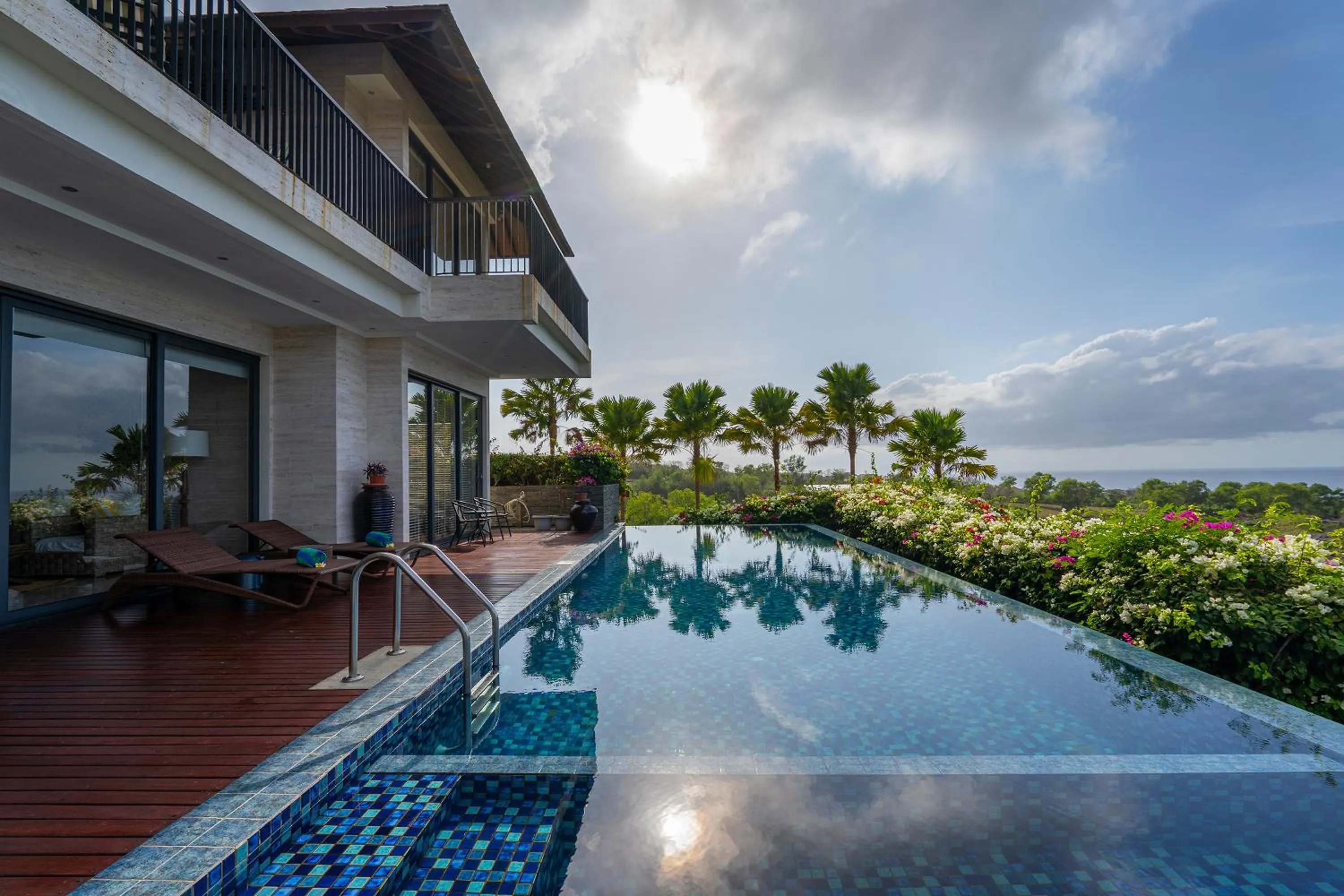 Patio in Moritz Palm Villa