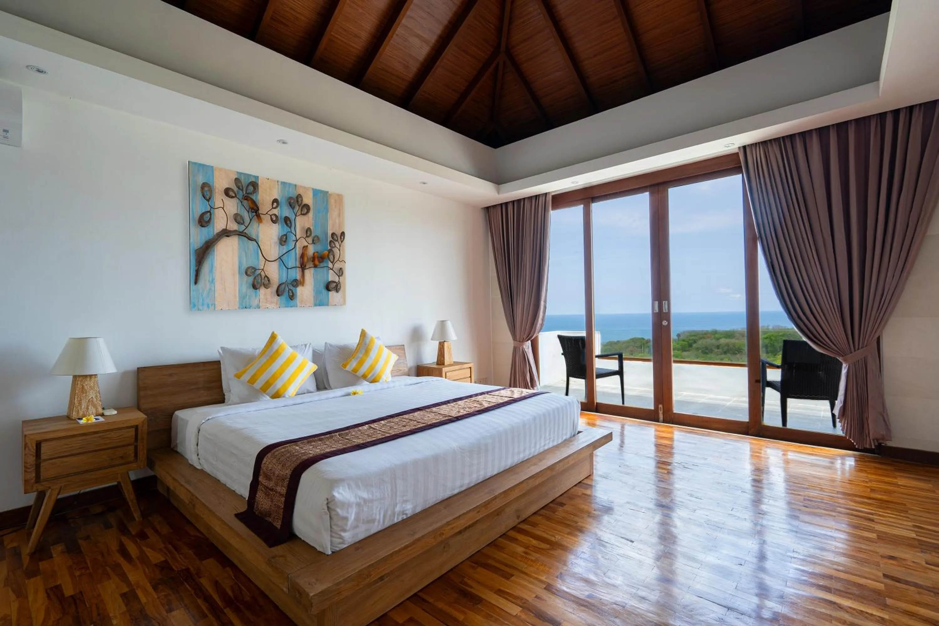 Bed in Moritz Palm Villa