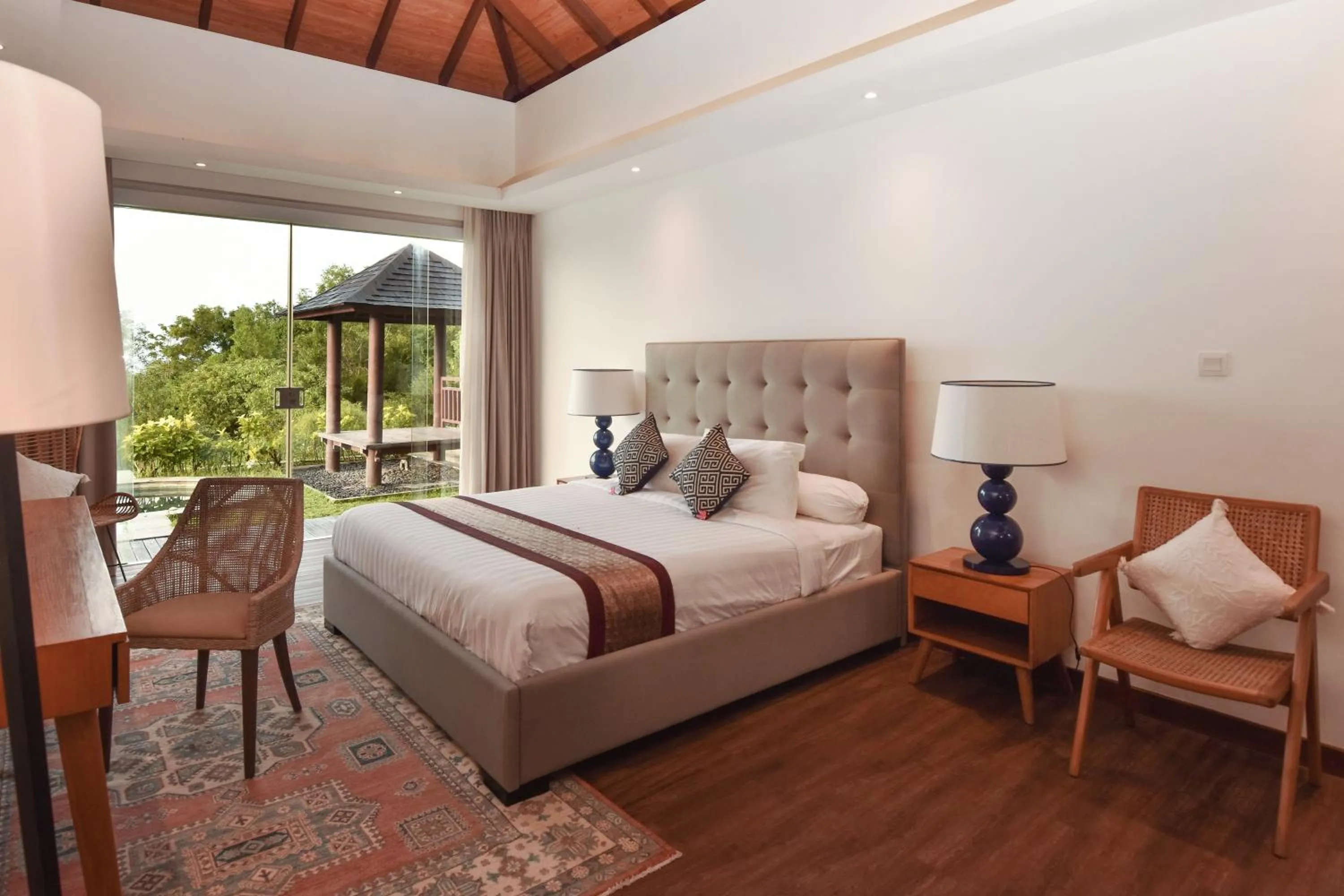 Bed in Moritz Palm Villa