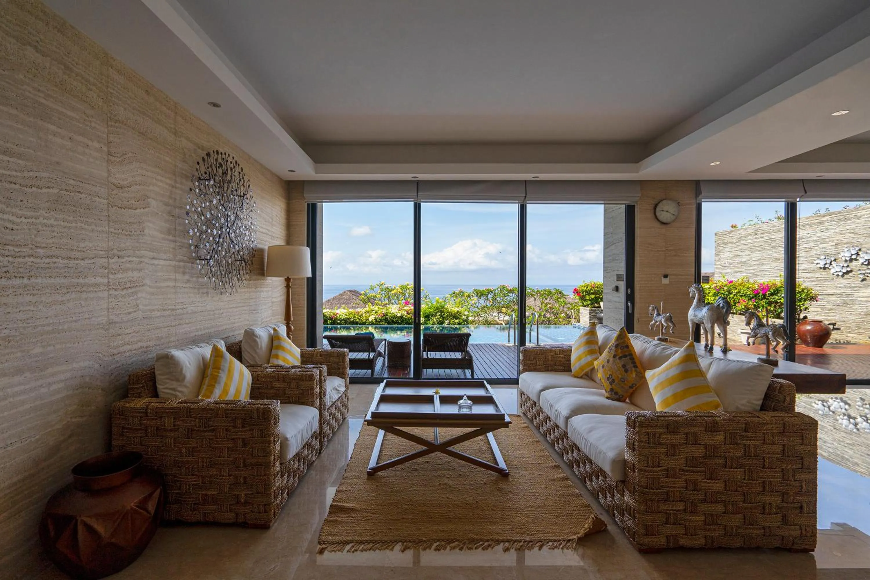 Living room in Moritz Palm Villa