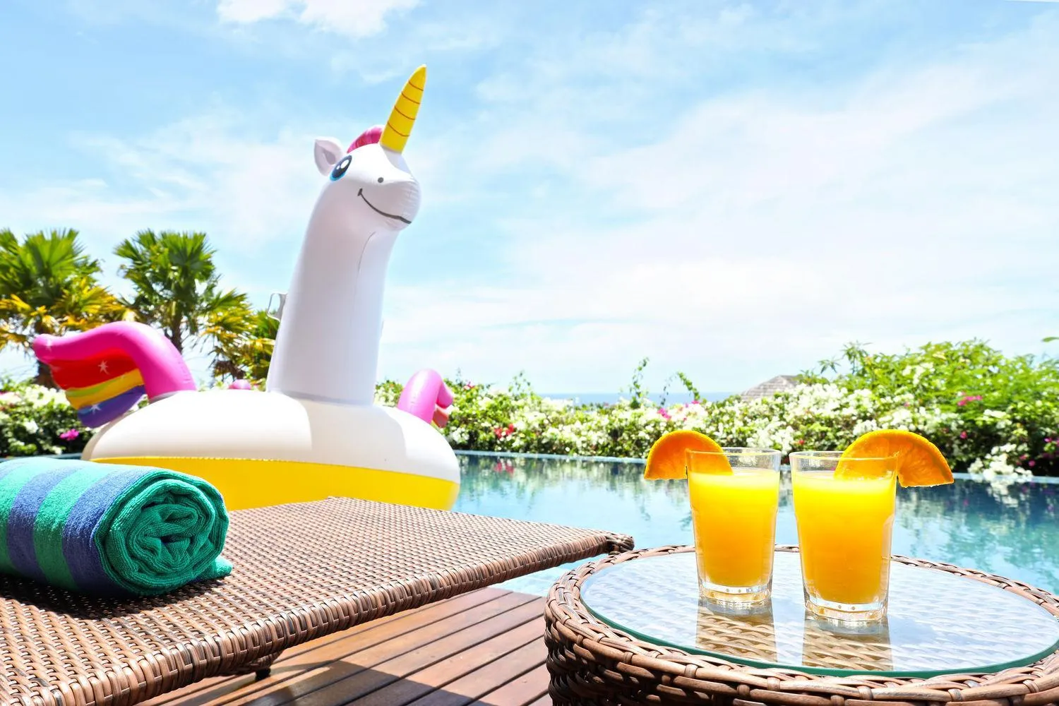 Sea view in Moritz Palm Villa