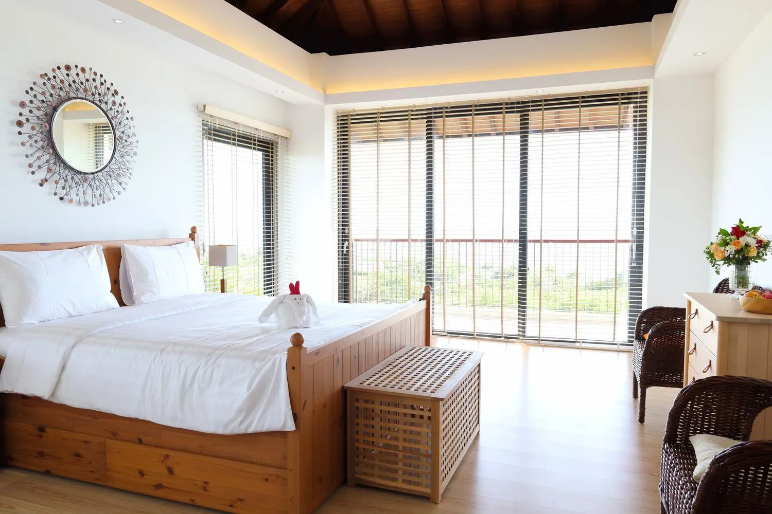 Bedroom, Bed in Moritz Palm Villa