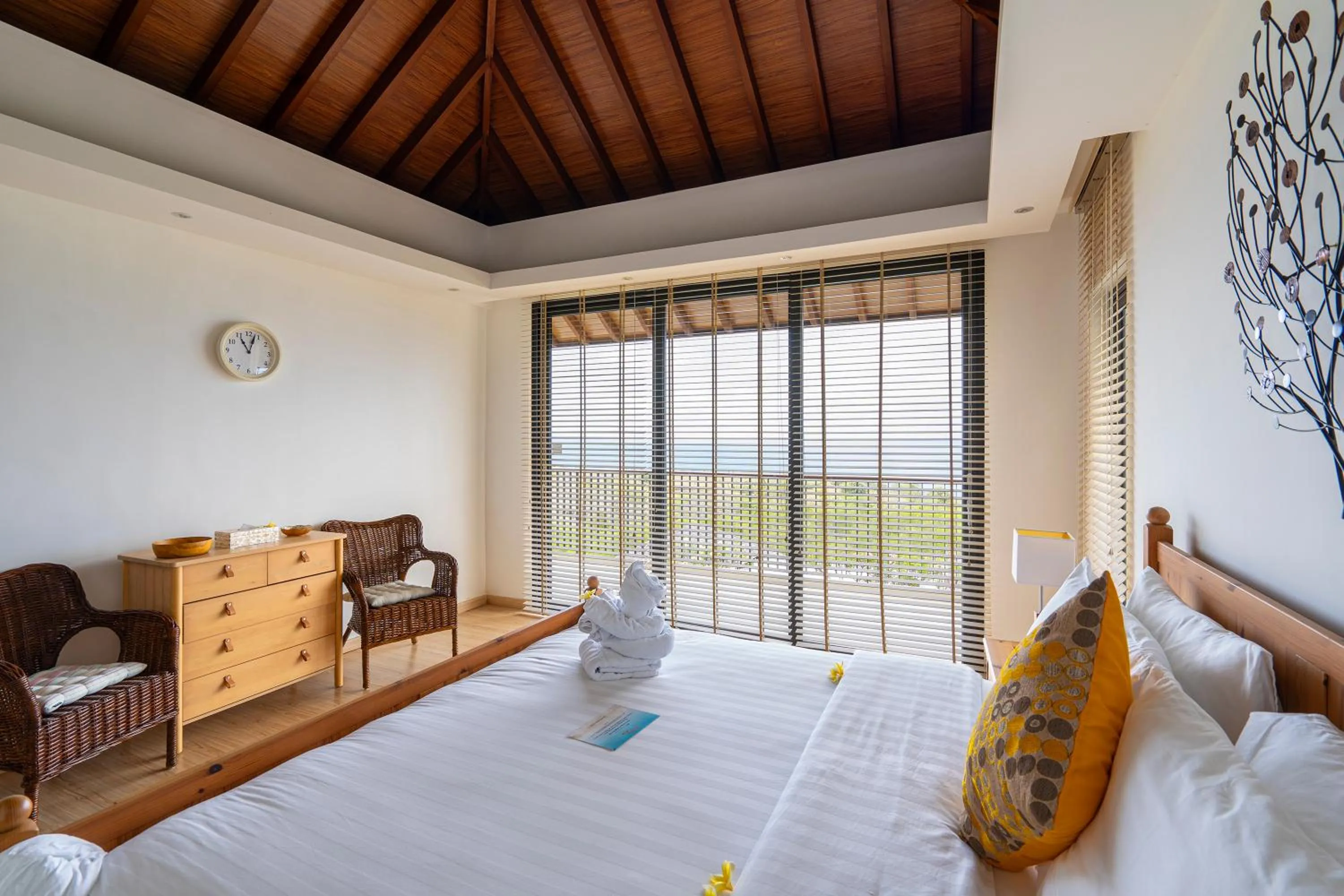 Bed in Moritz Palm Villa