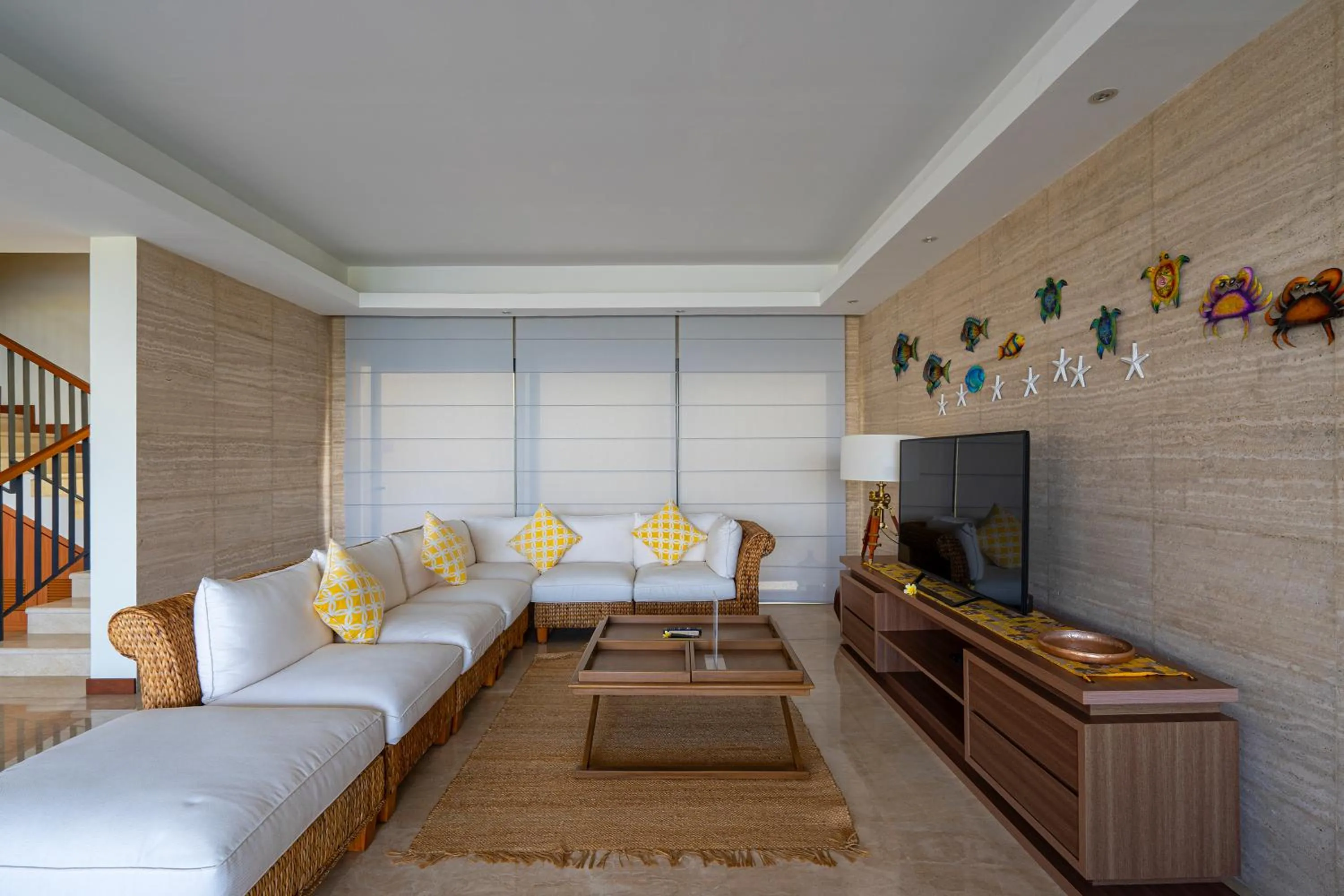 TV and multimedia, Bed in Moritz Palm Villa