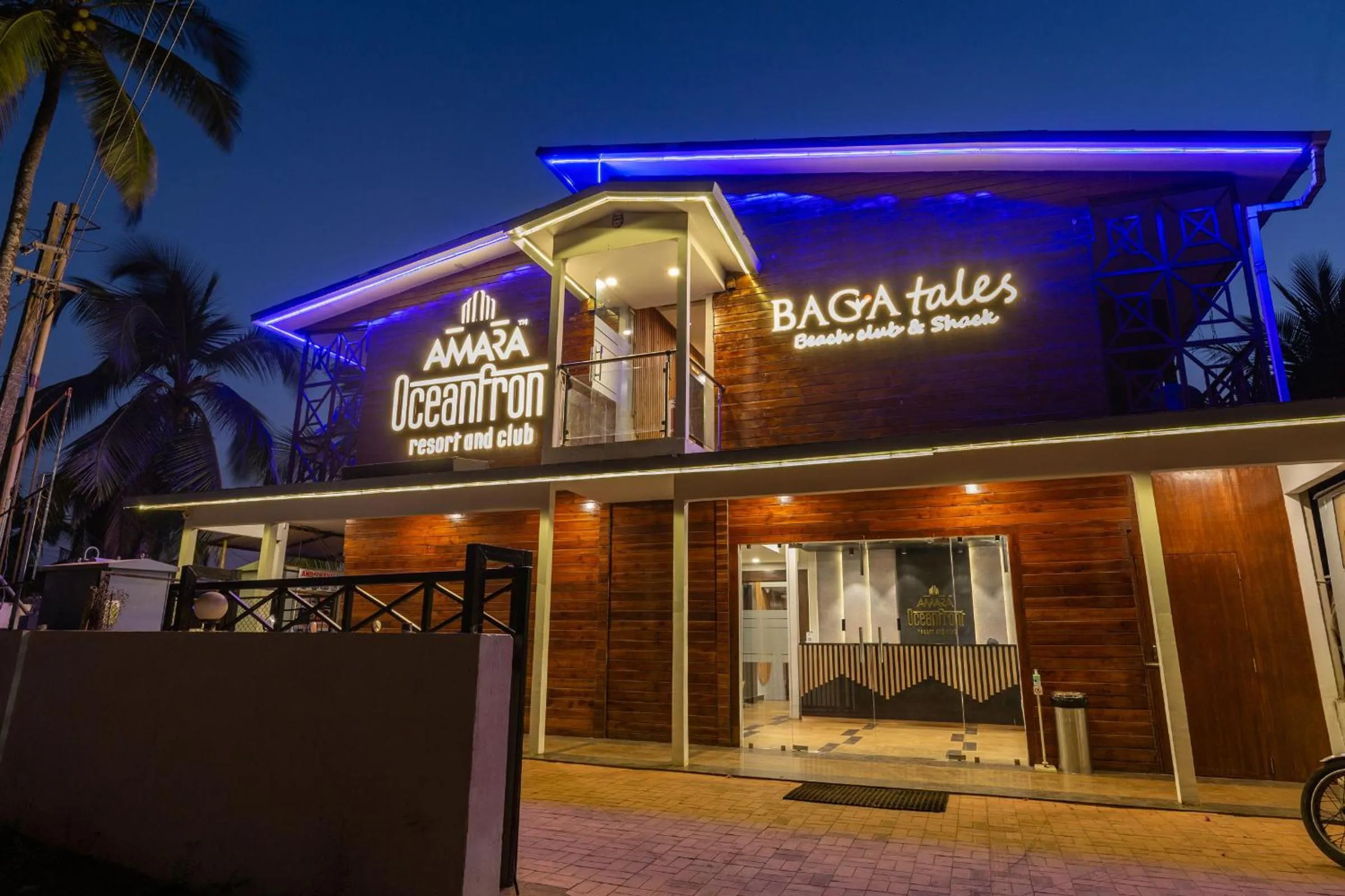 Facade/entrance in Amara Oceanfront Resort & Club Baga