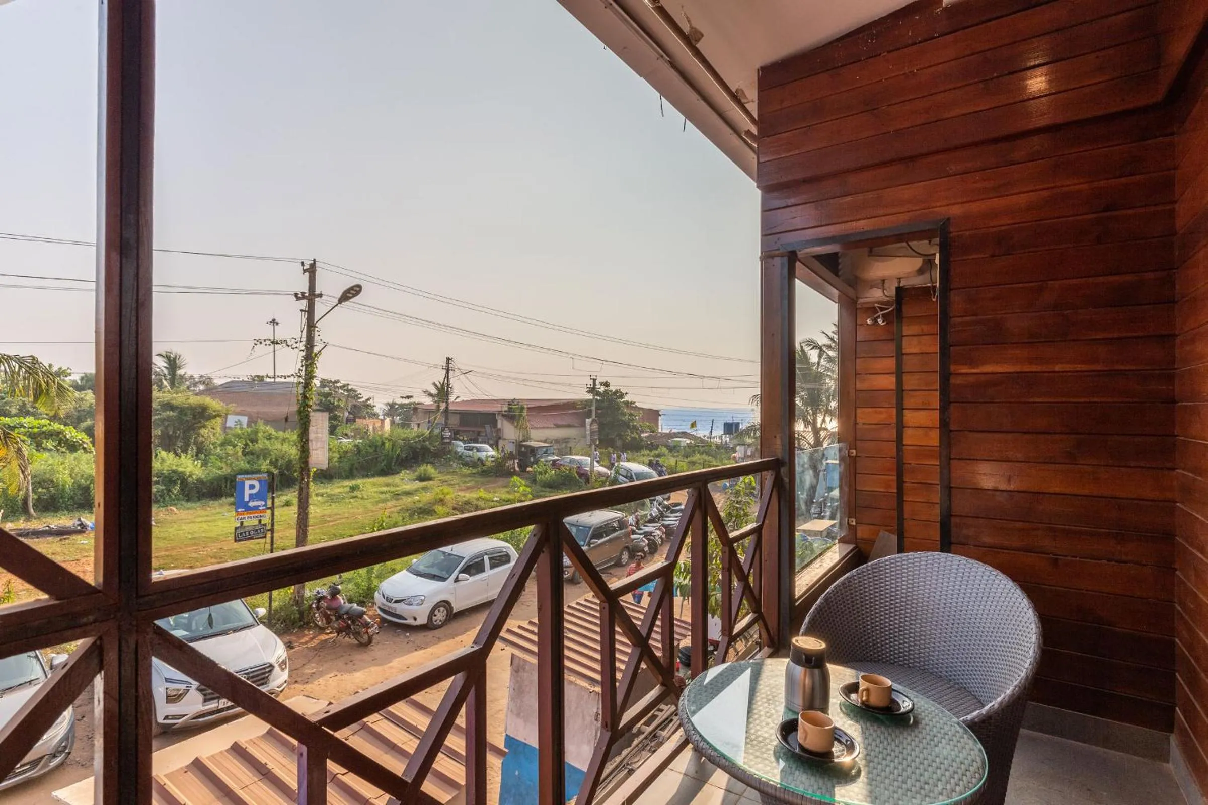 Balcony/Terrace in Amara Oceanfront Resort & Club Baga