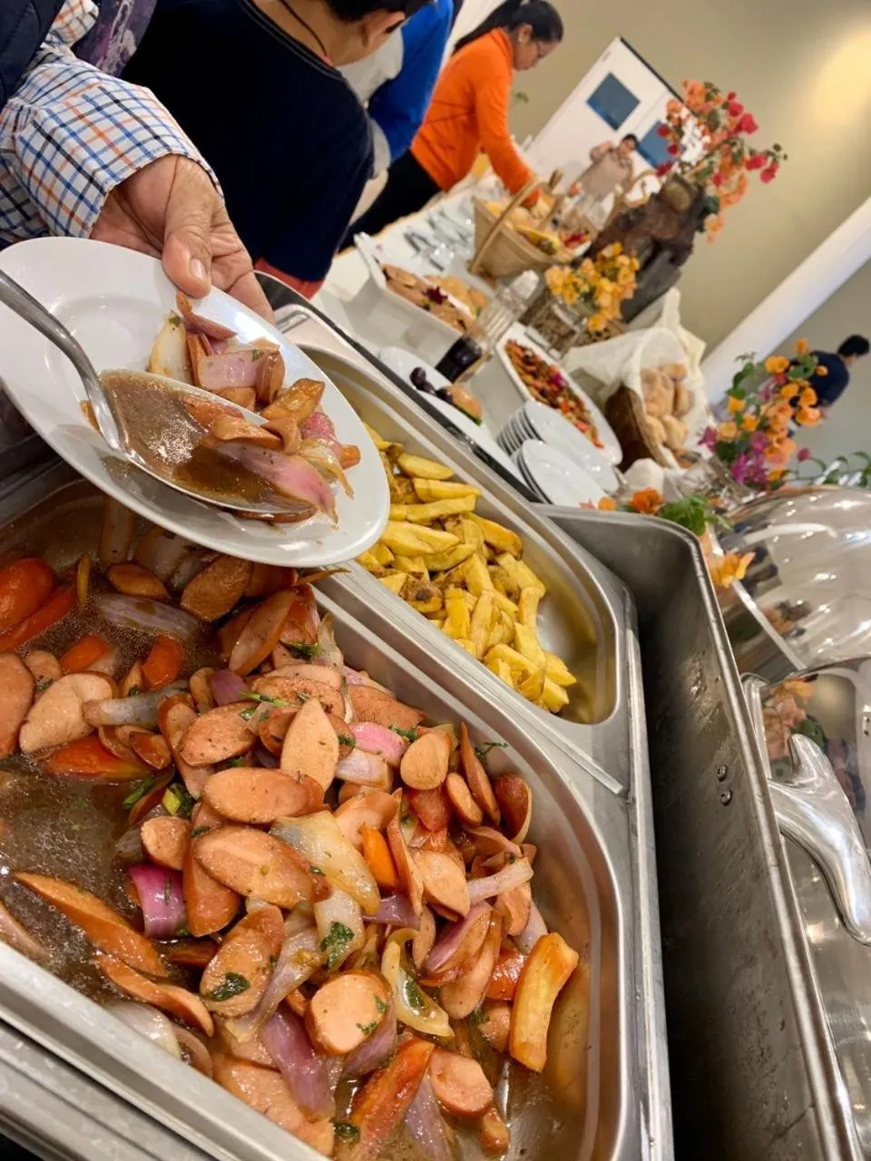 Buffet breakfast in Hotel Sol de Ica